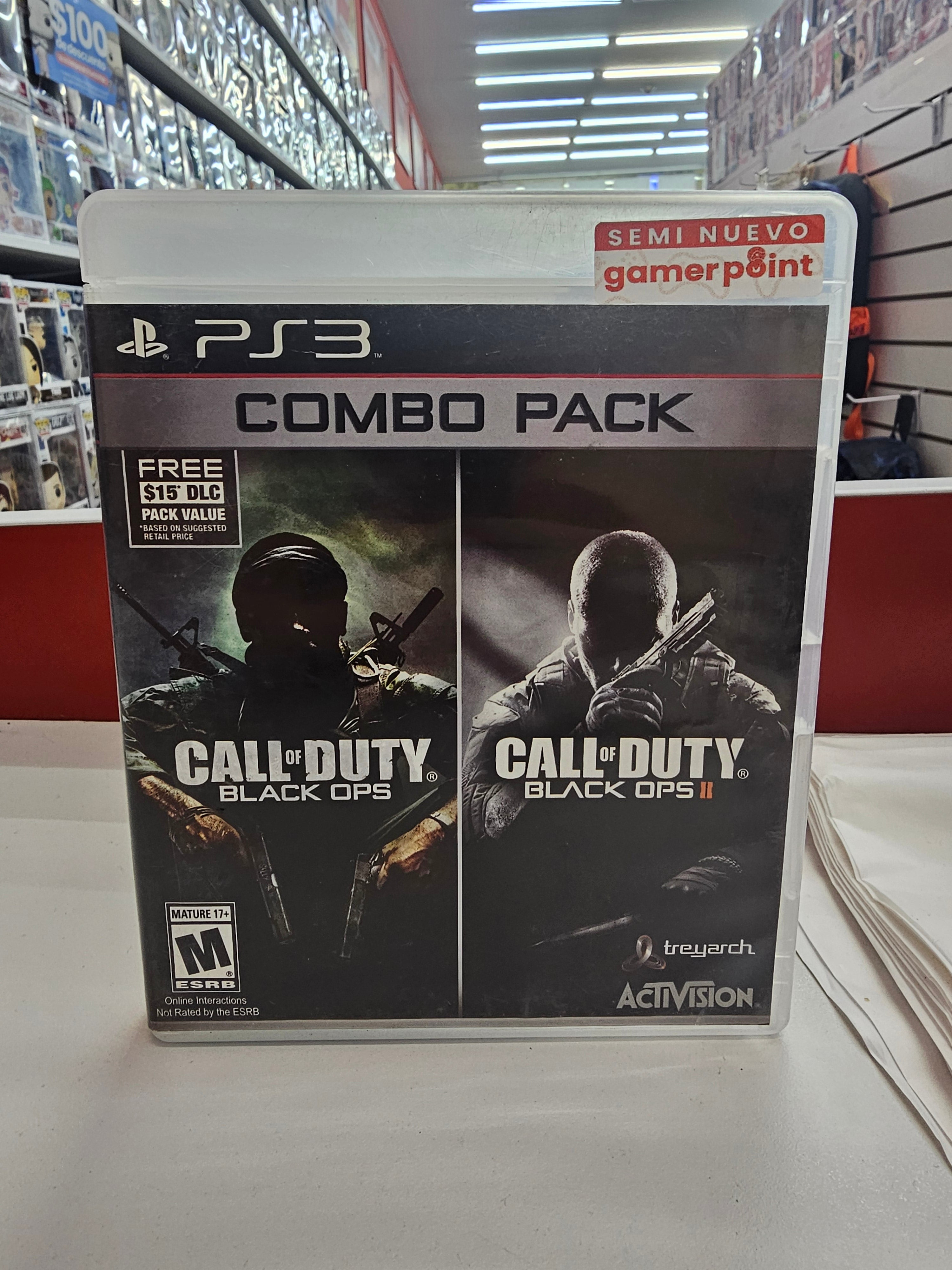 Call of Duty Black Ops Combo Pack PS3 Usado