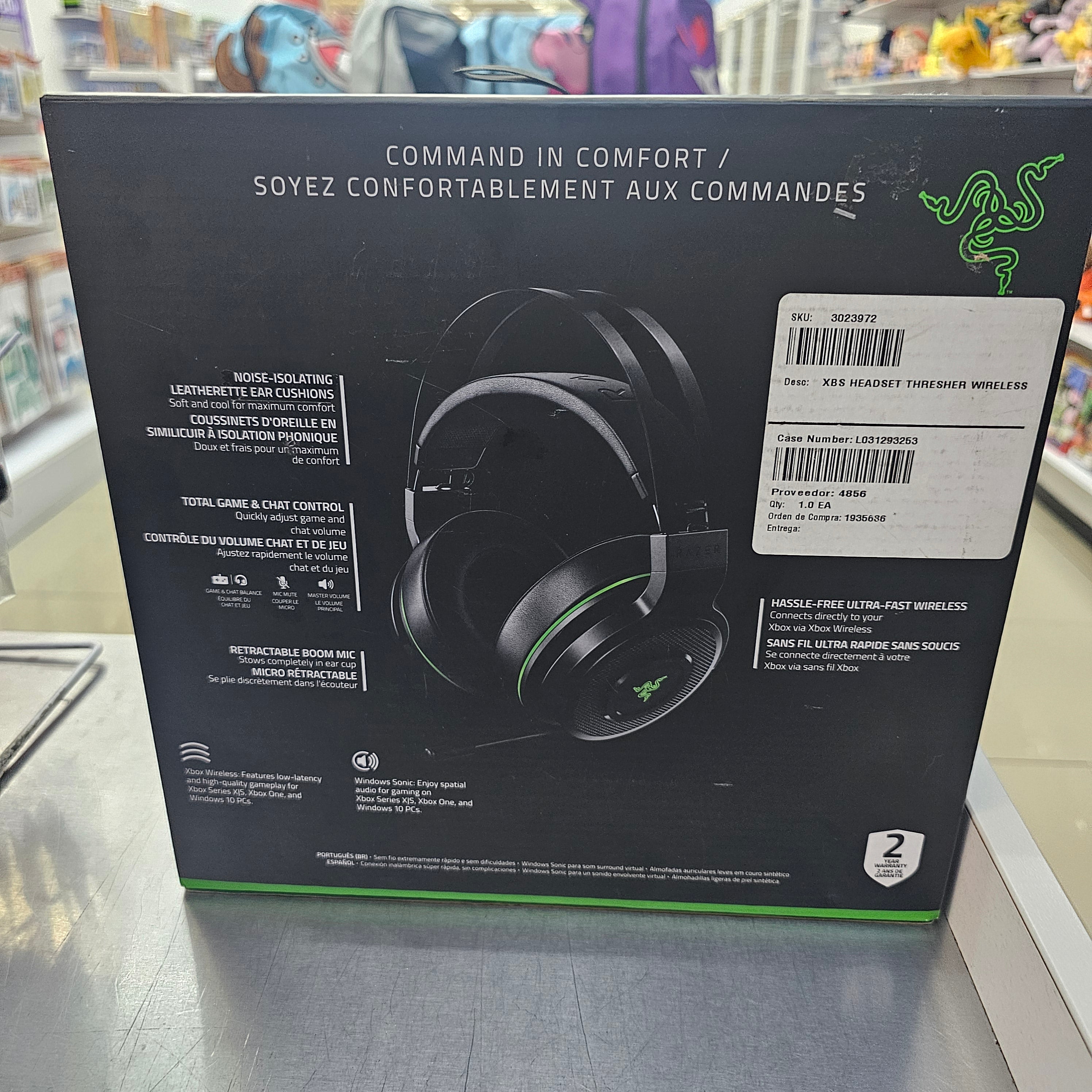 Wireless Gaming Headset Thresher Razer Xbox Usado