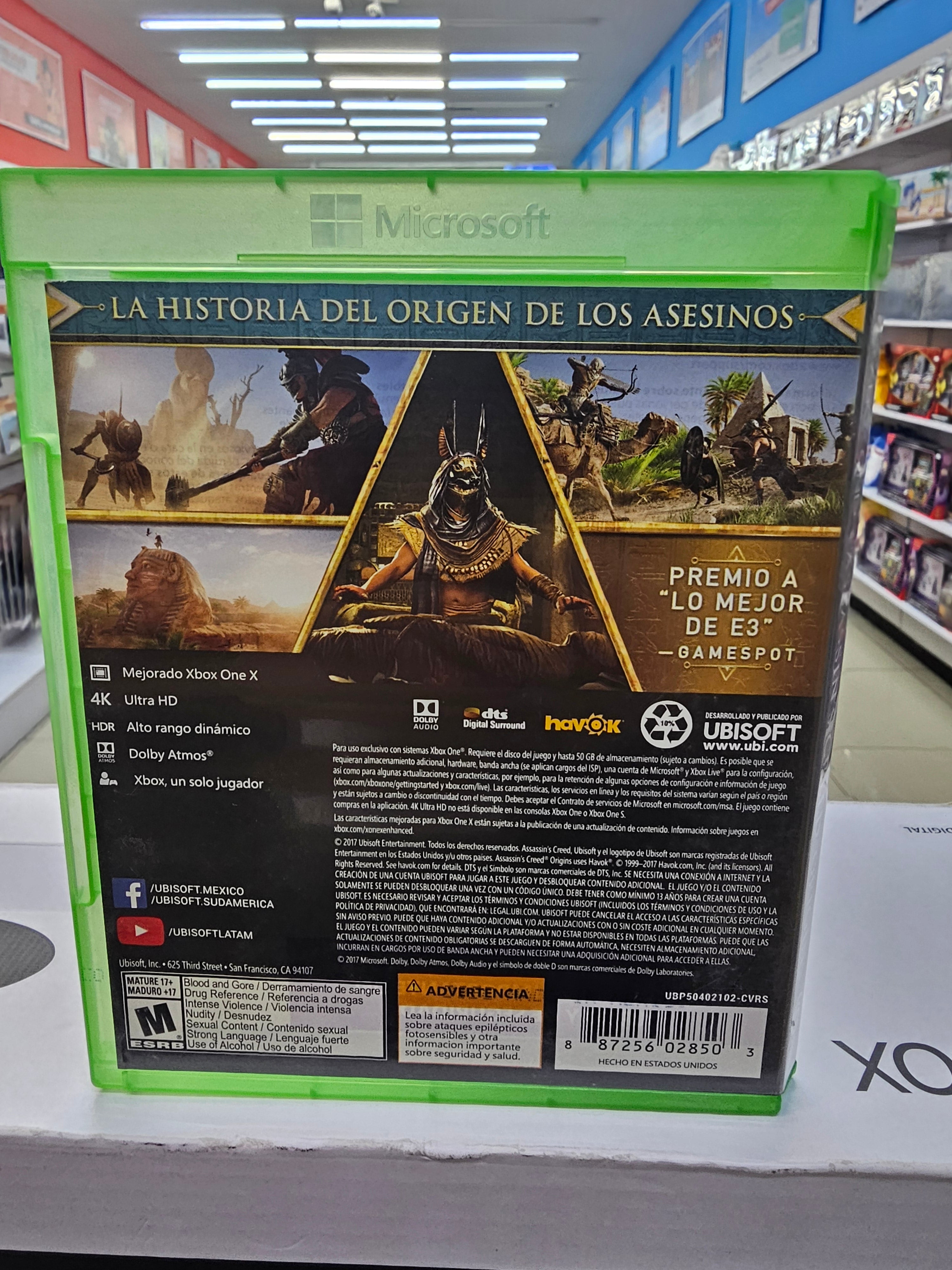 Assassins Creed Origins Xbox One Usado