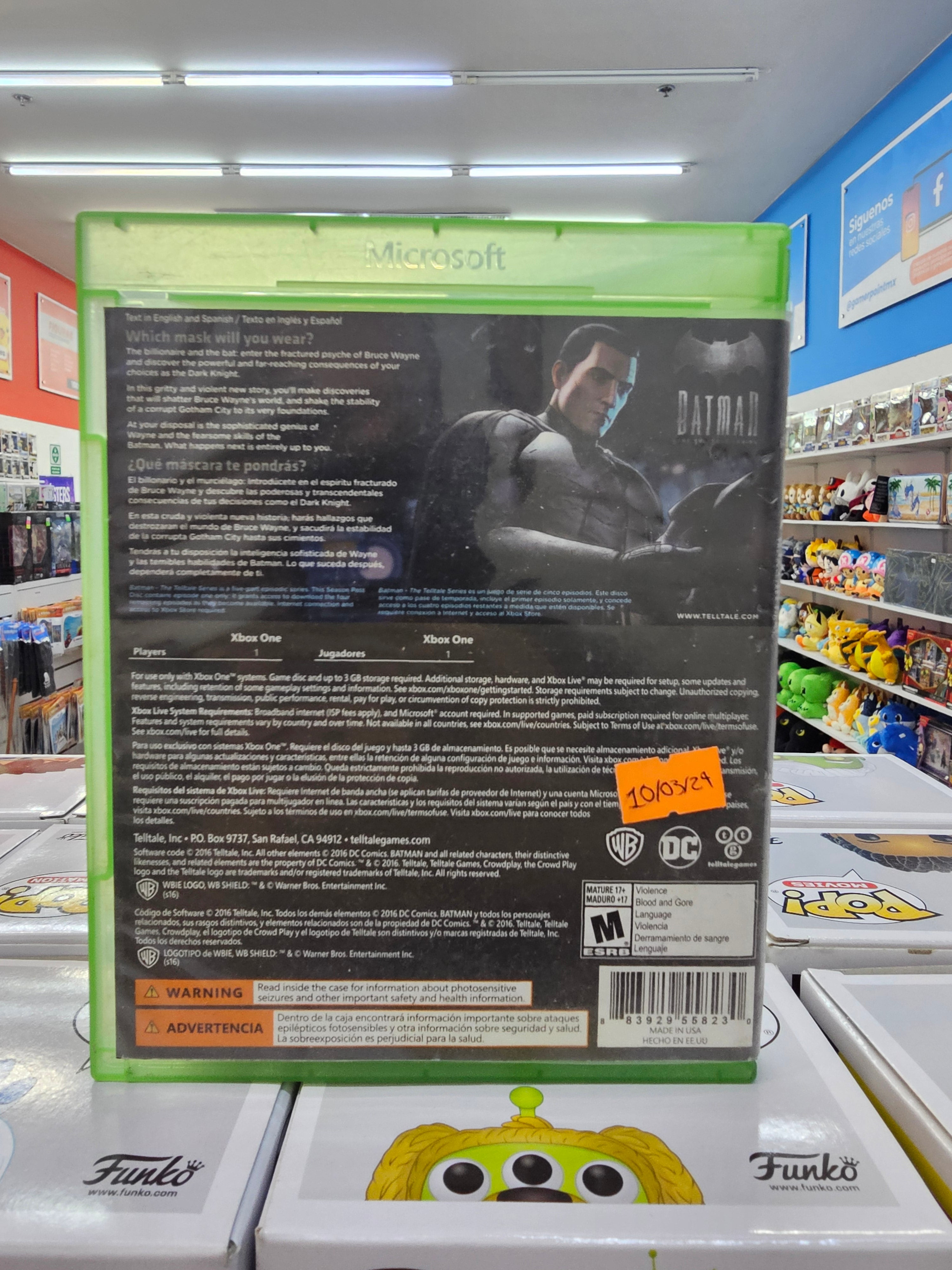 Batman The Telltale Series Xbox One Usado