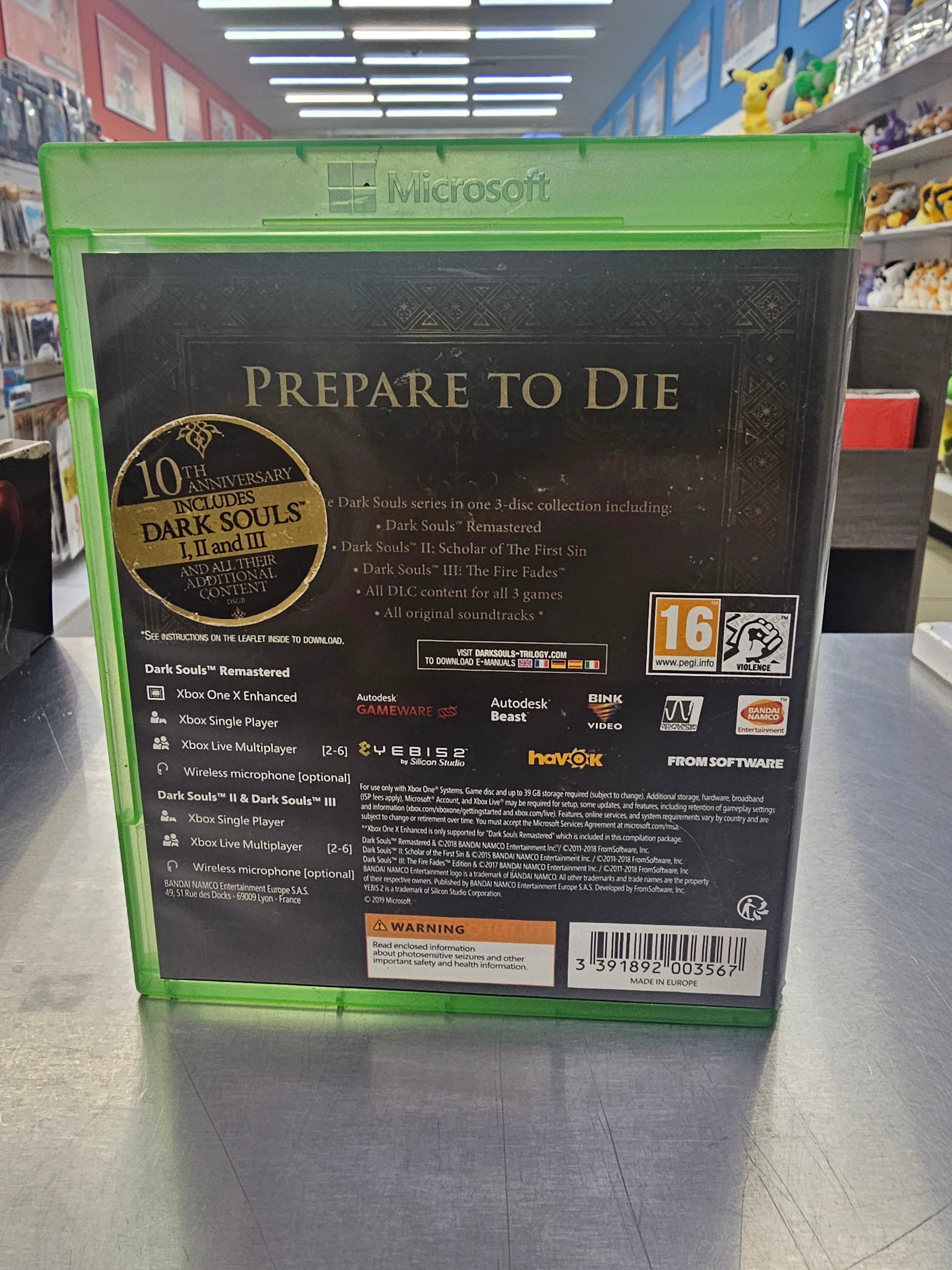 Dark Souls Trilogy Europeo Xbox one Usado