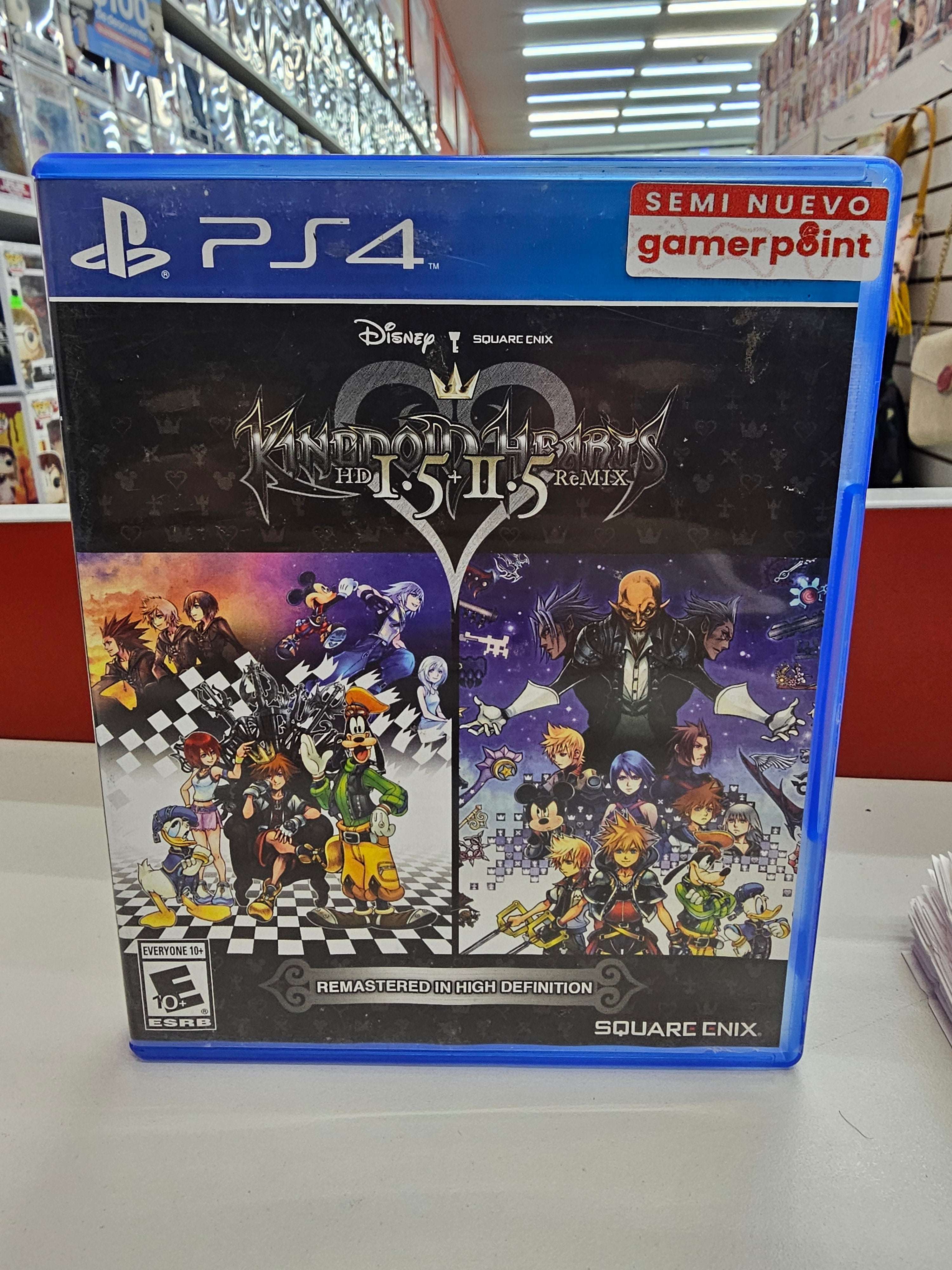 Kingdom Hearts Hd 1.5+2.5 Remix Ps4 Usado