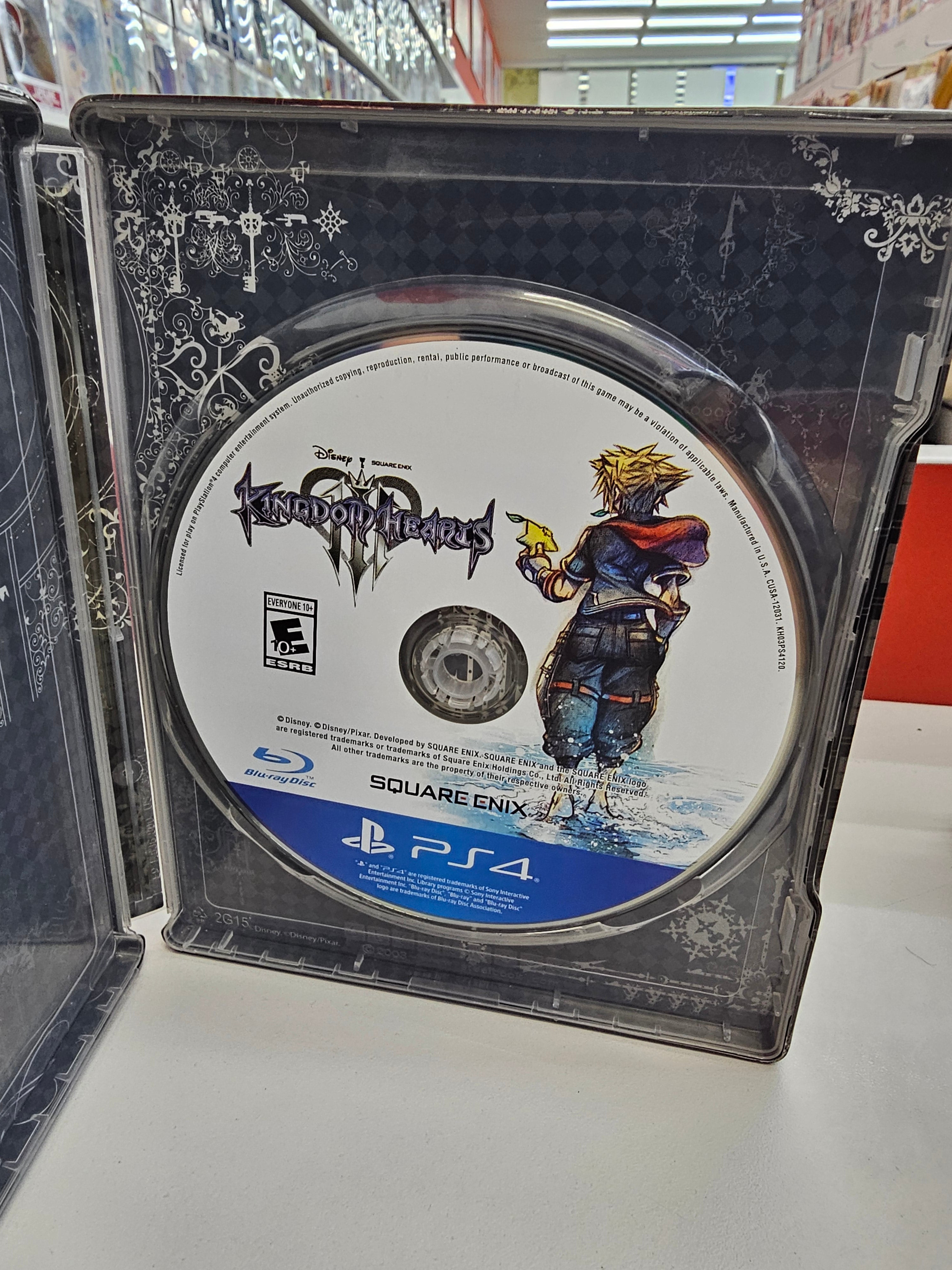 Kingdom Hearts 3 Steelbook PS4 Usado