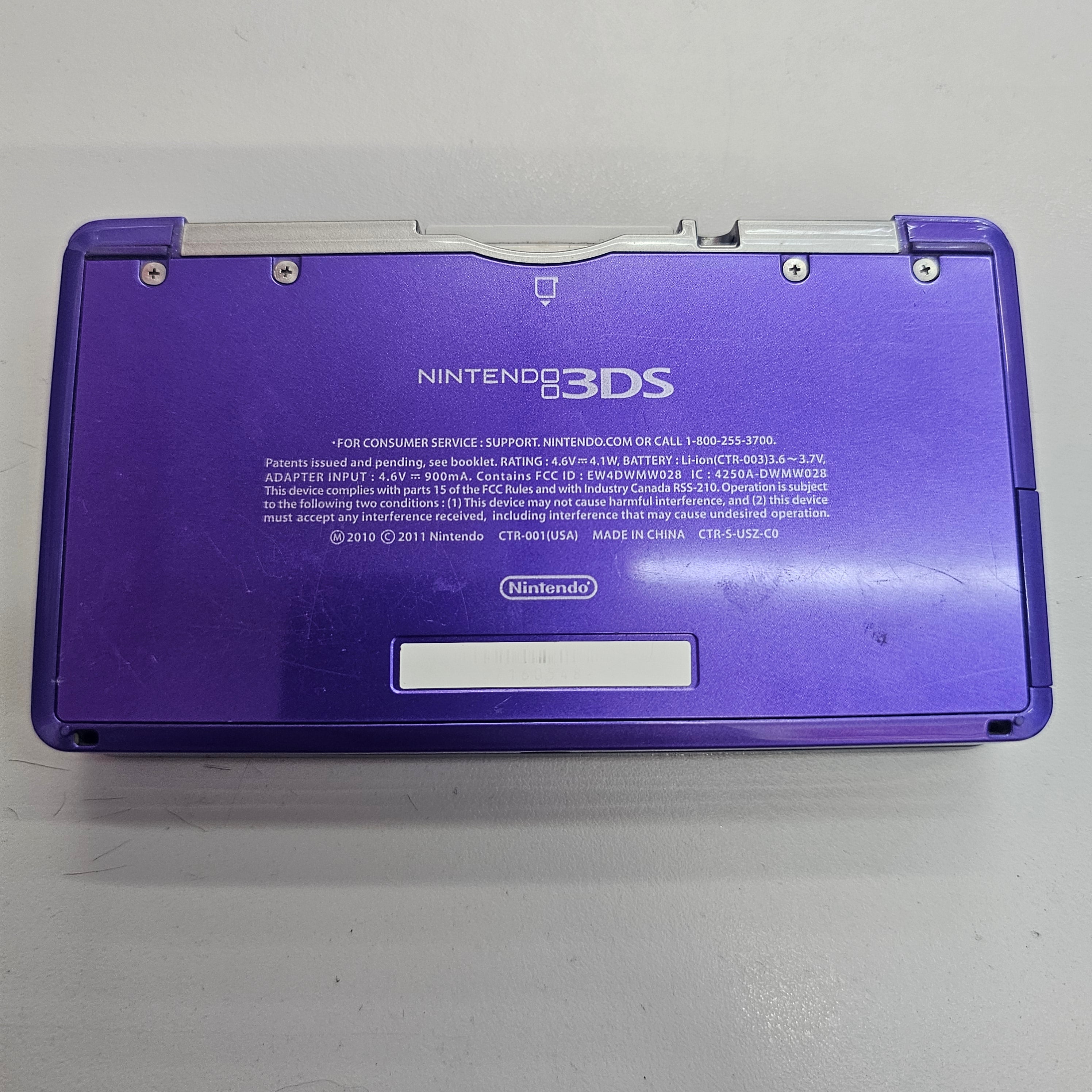 Consola 3DS Morada Usada + New Super Mario Bros 2