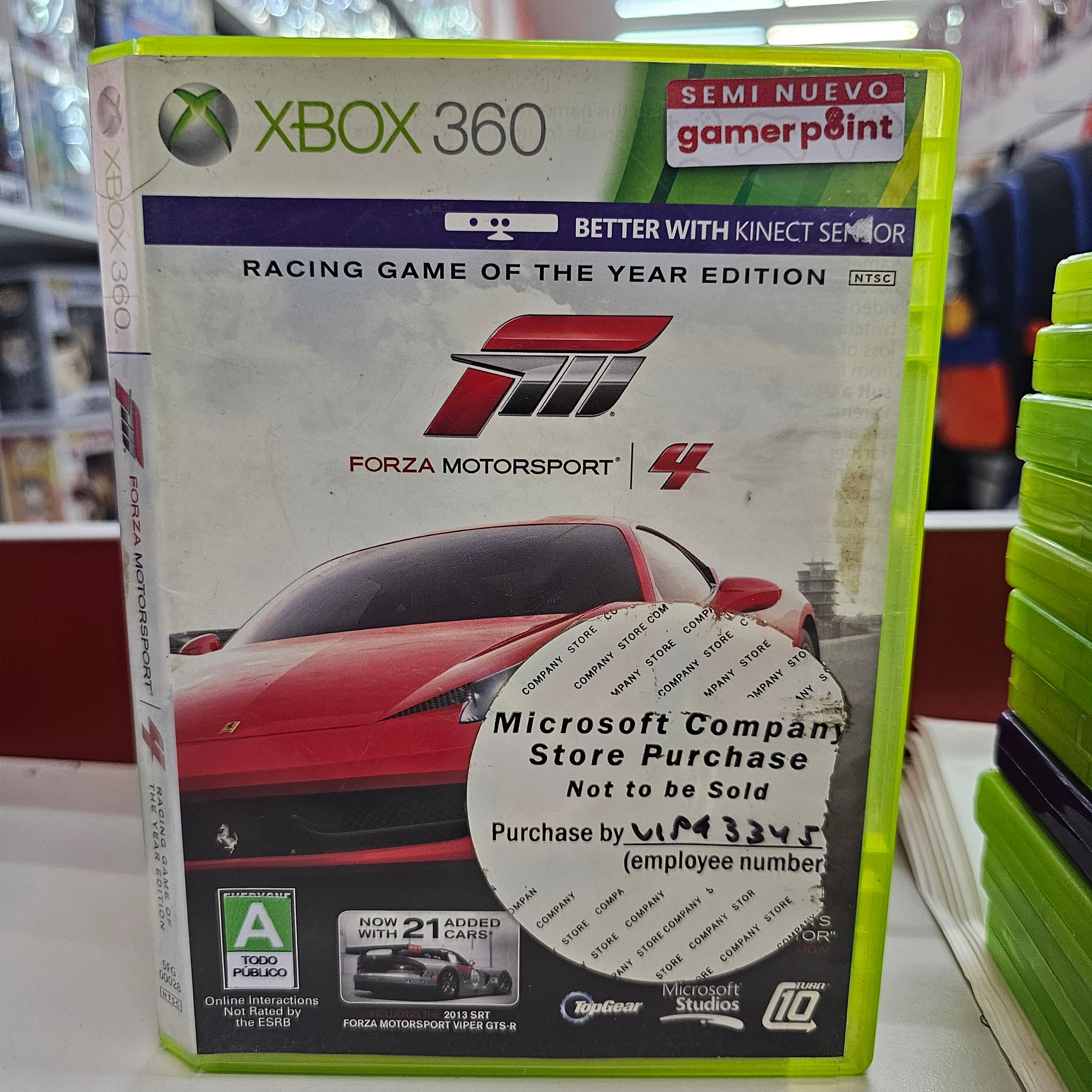 Forza Motorsport 4 Xbox 360 Usado
