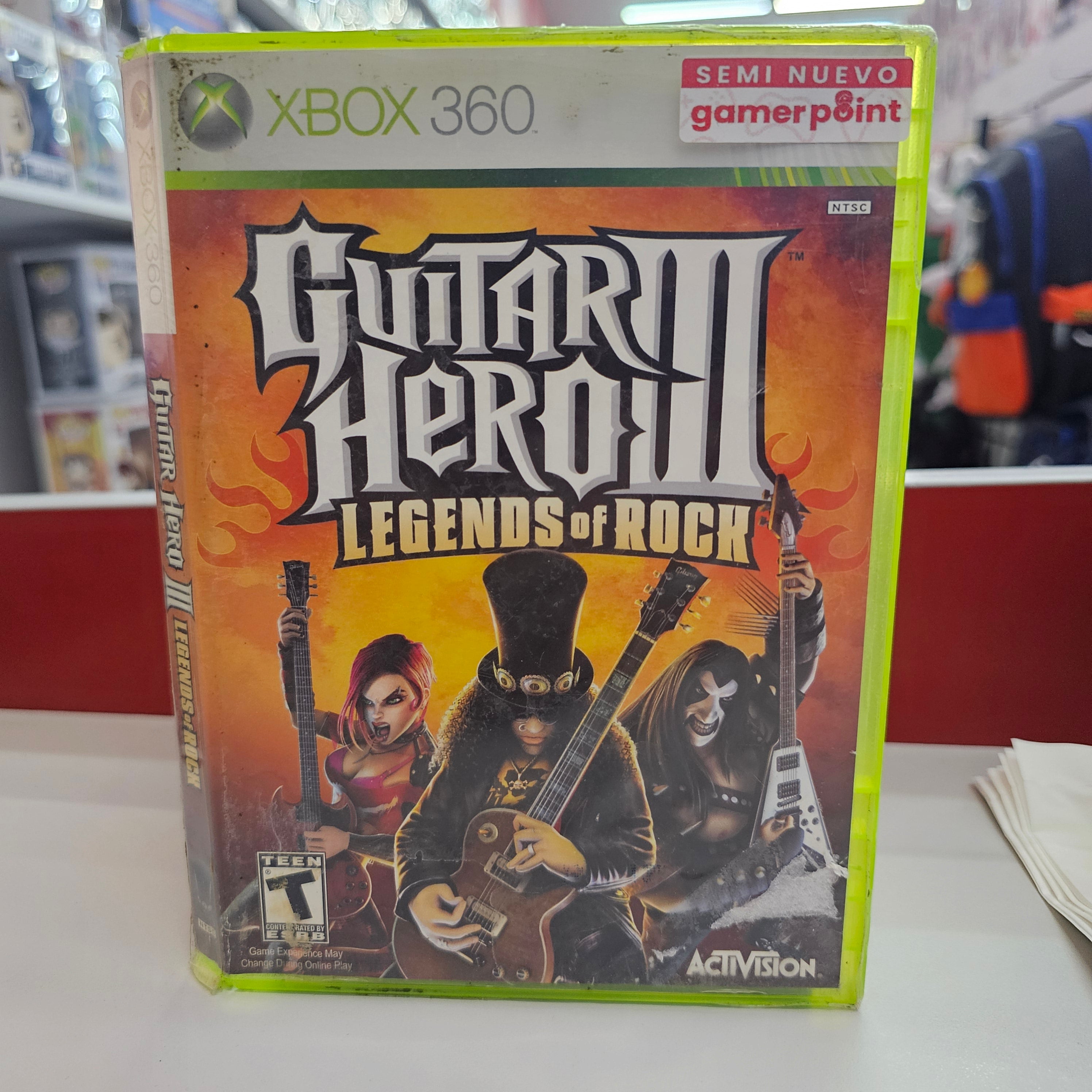 Guitar Hero 3 Xbox 360 Usado