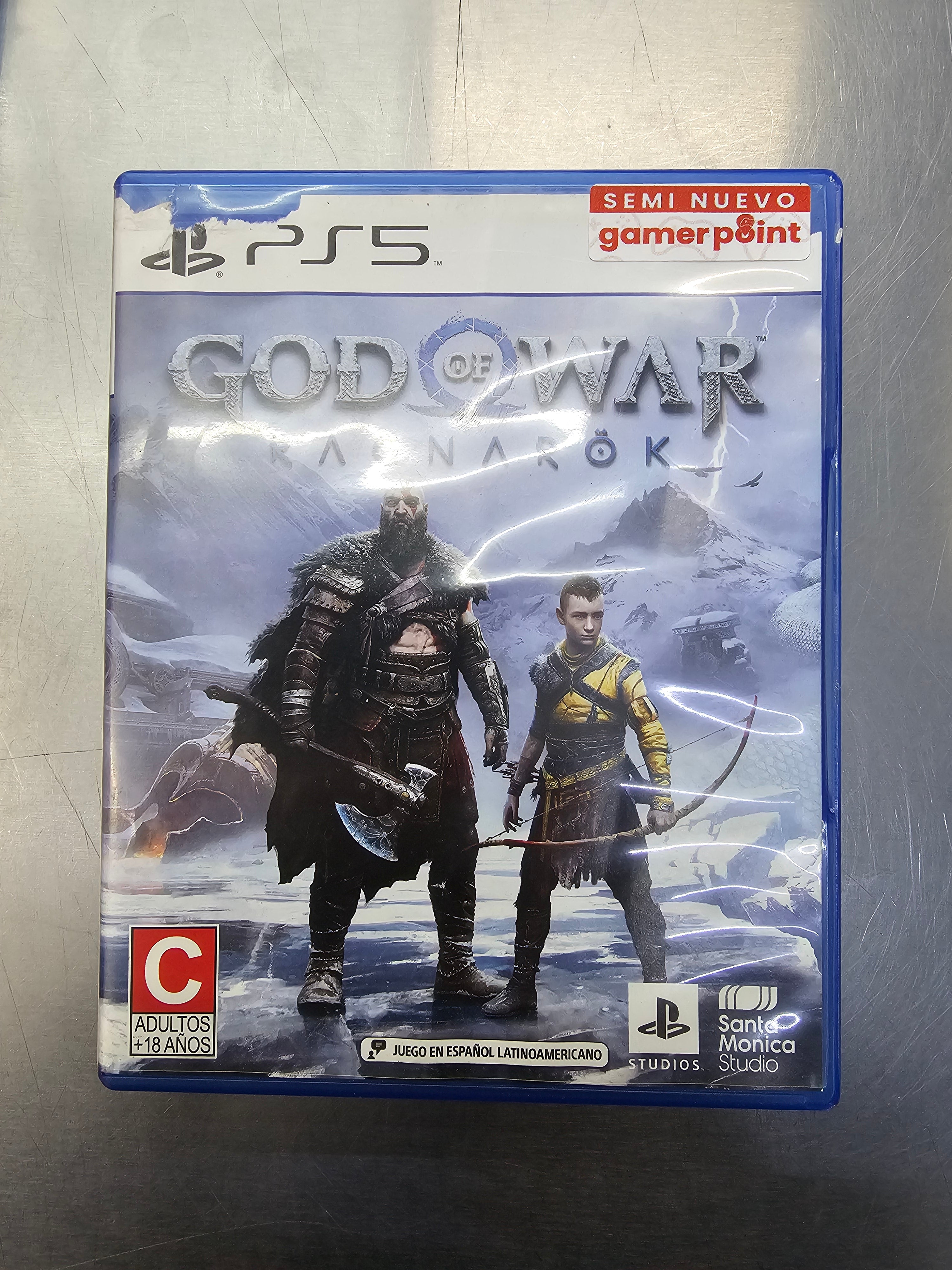 God Of War Ragnarok Ps5 Usado