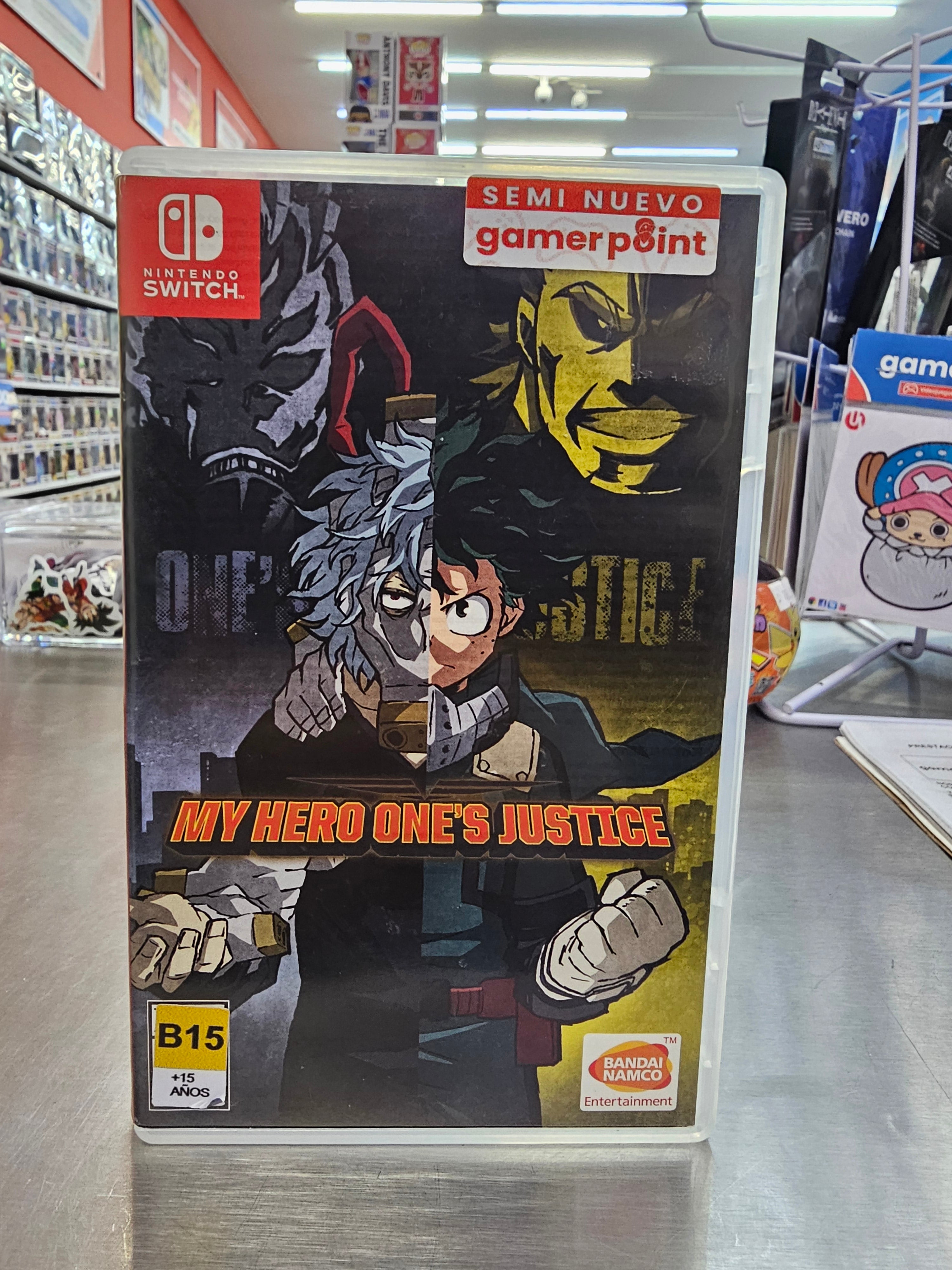 My Hero Ones Justice Nintendo Switch Usado