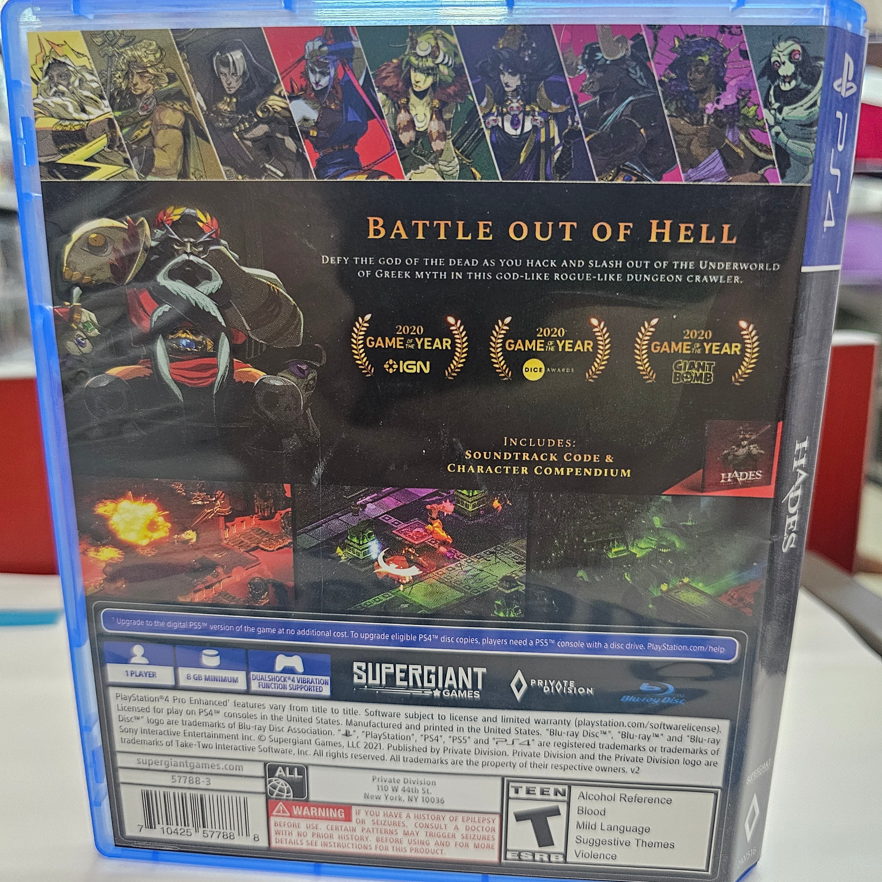Hades PS4 Usado