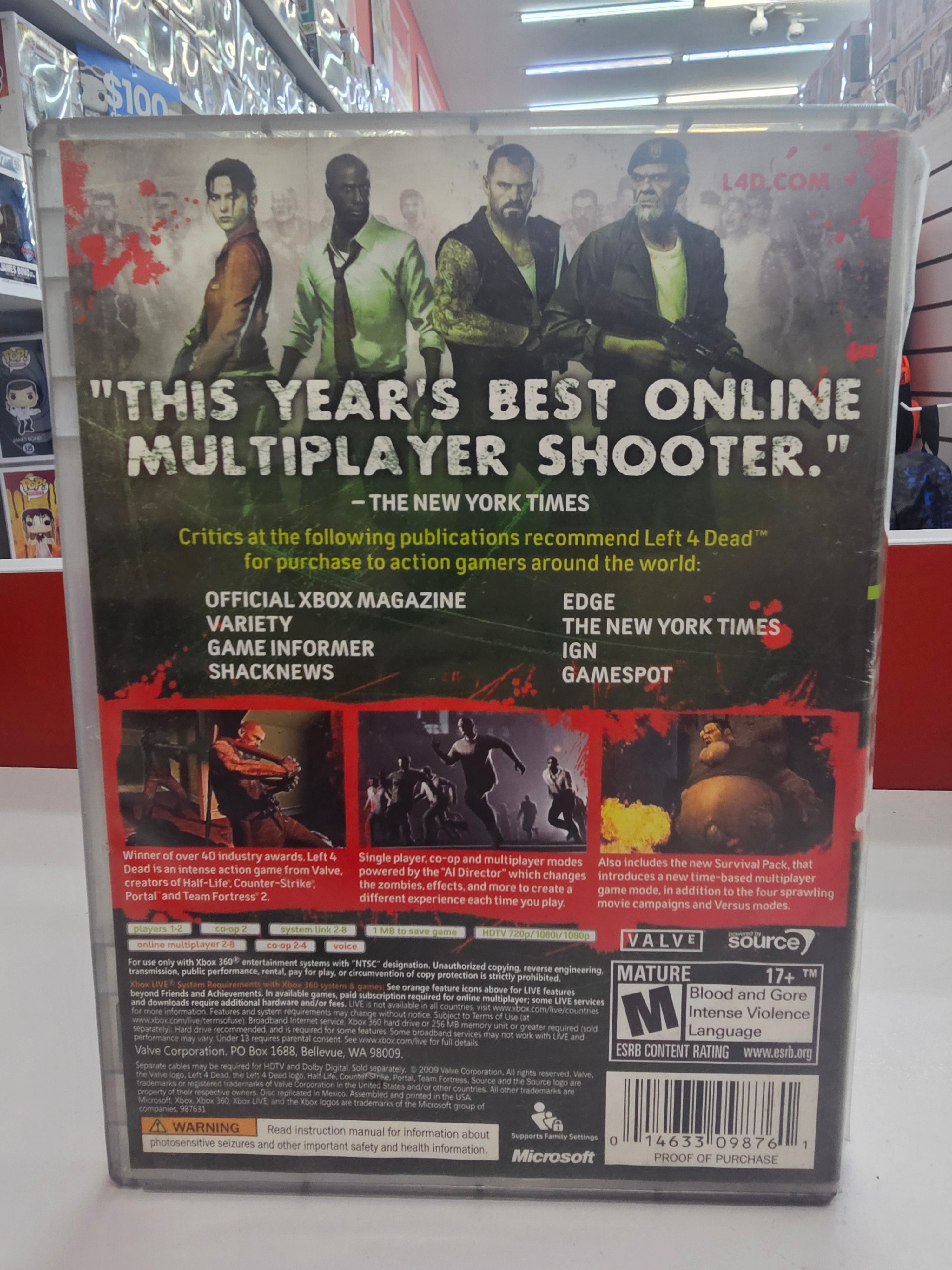 Left 4 Dead Goty Xbox 360 Usado