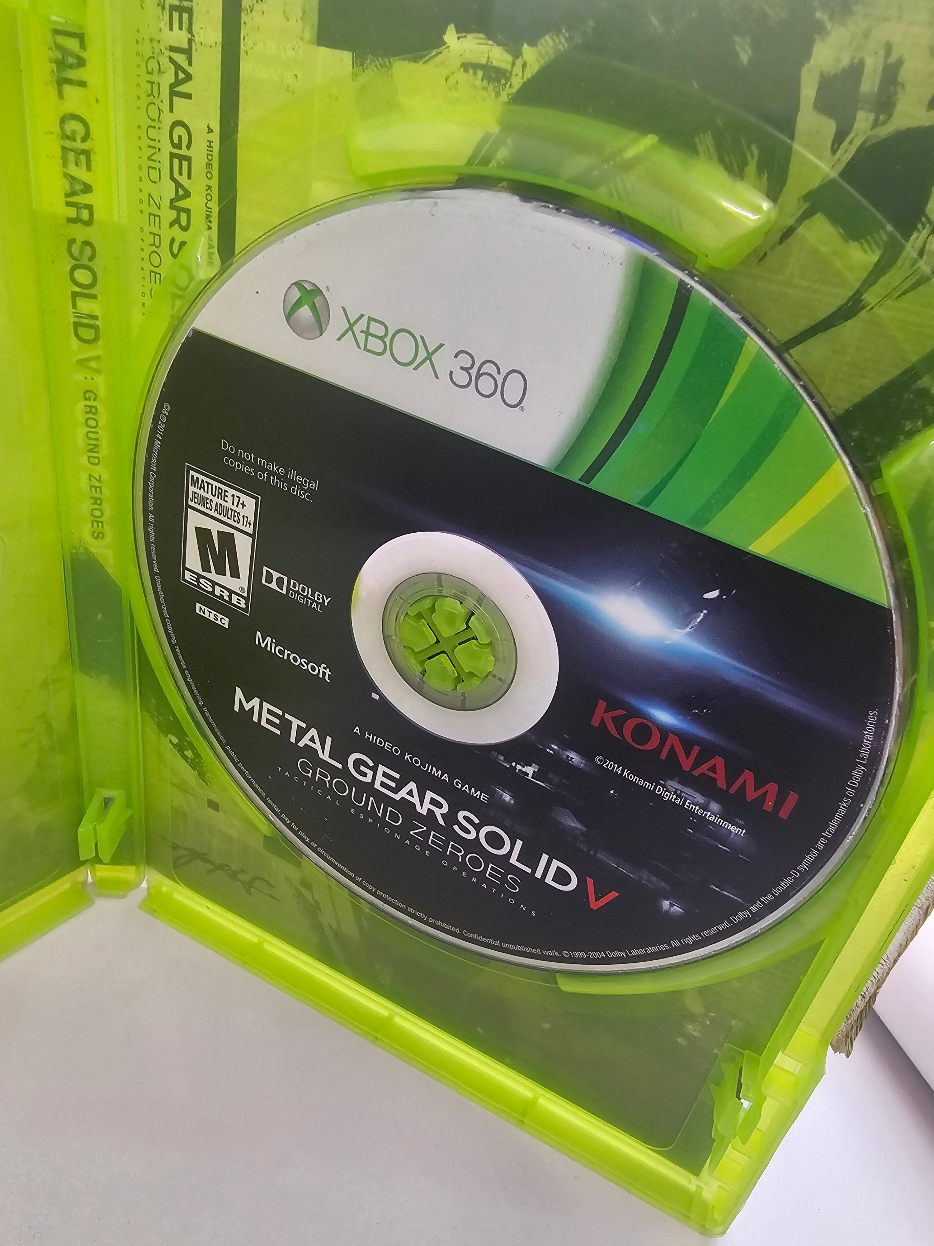 Metal Gear Solid V Ground Zeroes Xbox 360 Usado