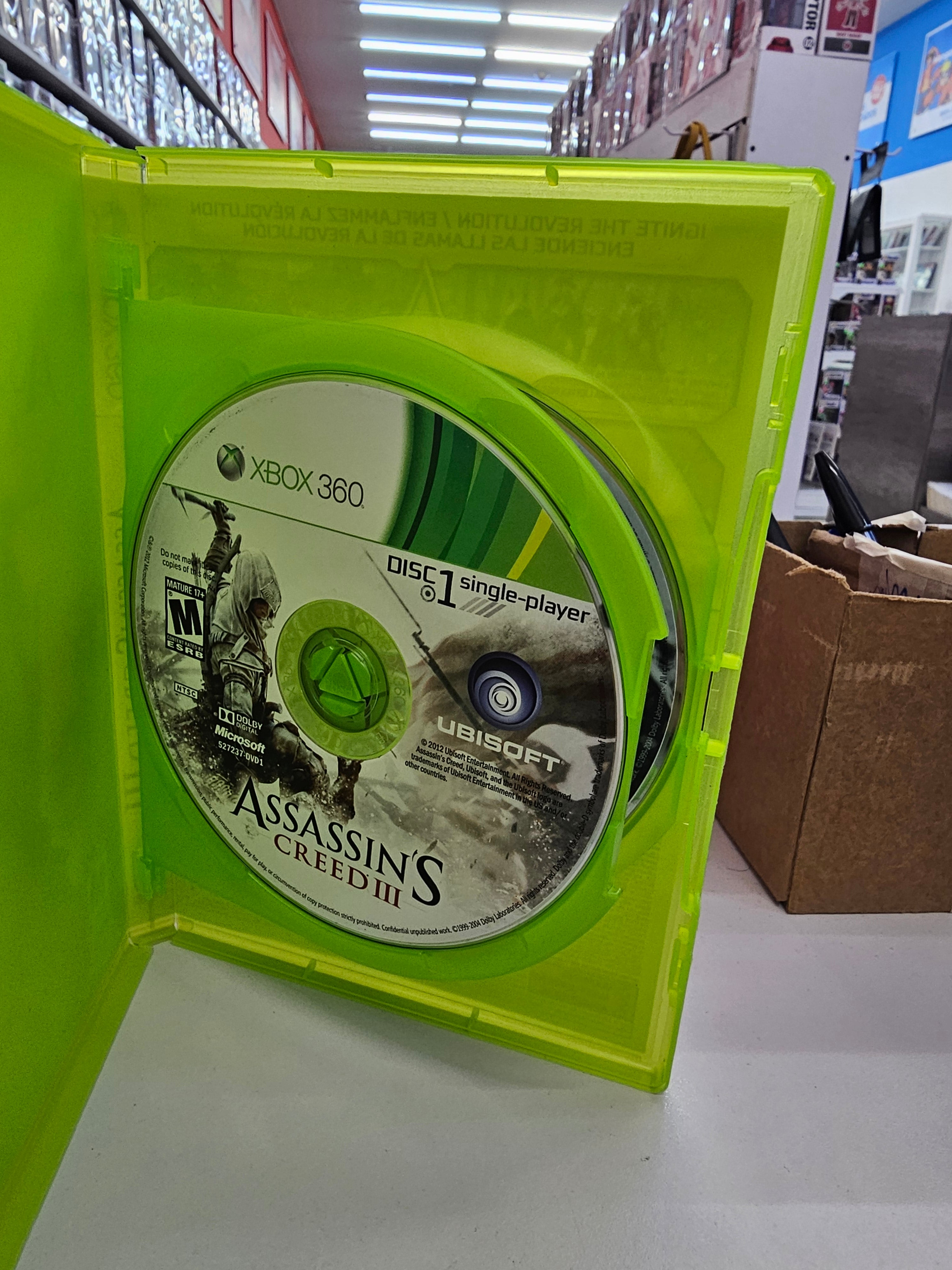 Assassins Creed 3 Xbox 360 Usado