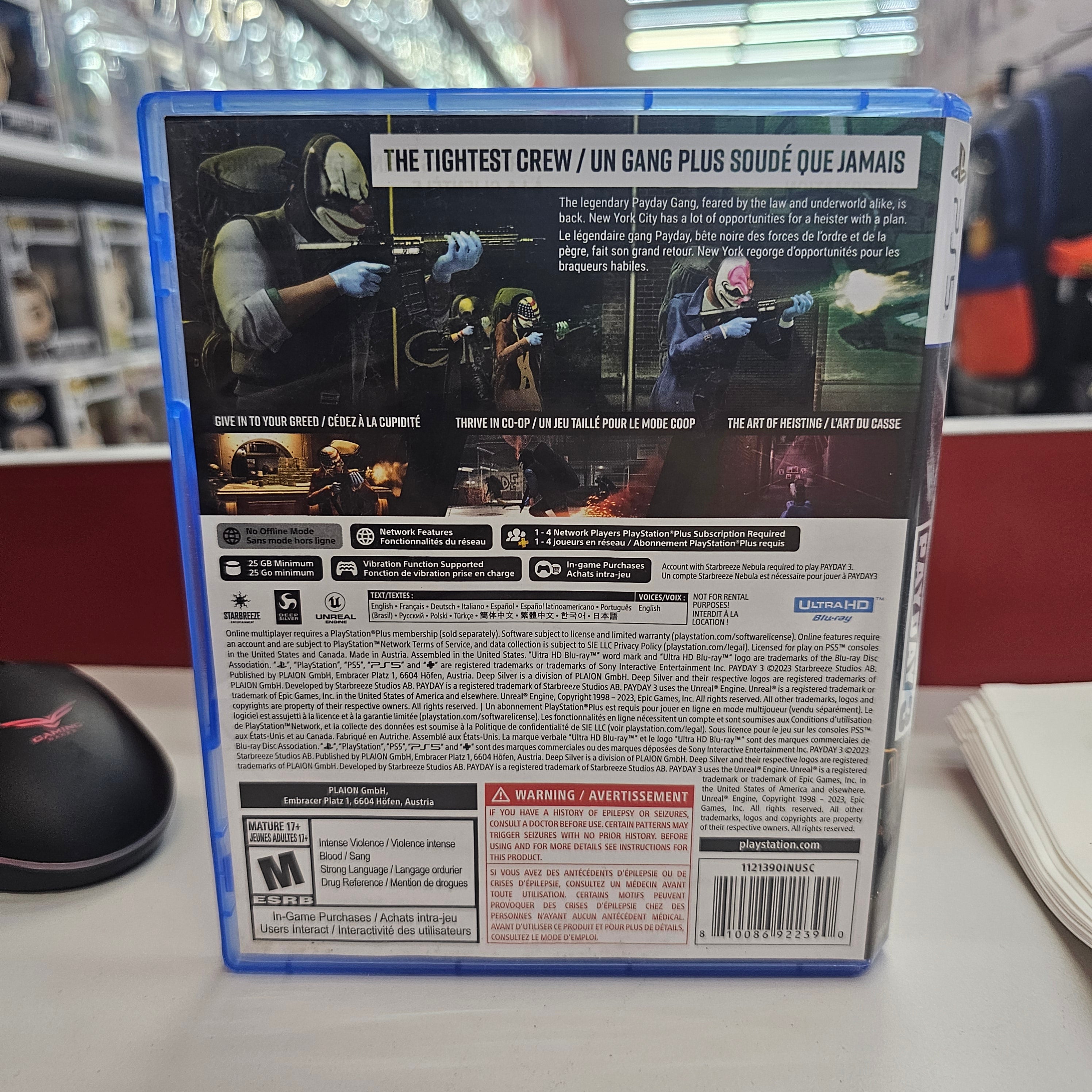 Payday 3 PS5 Usado