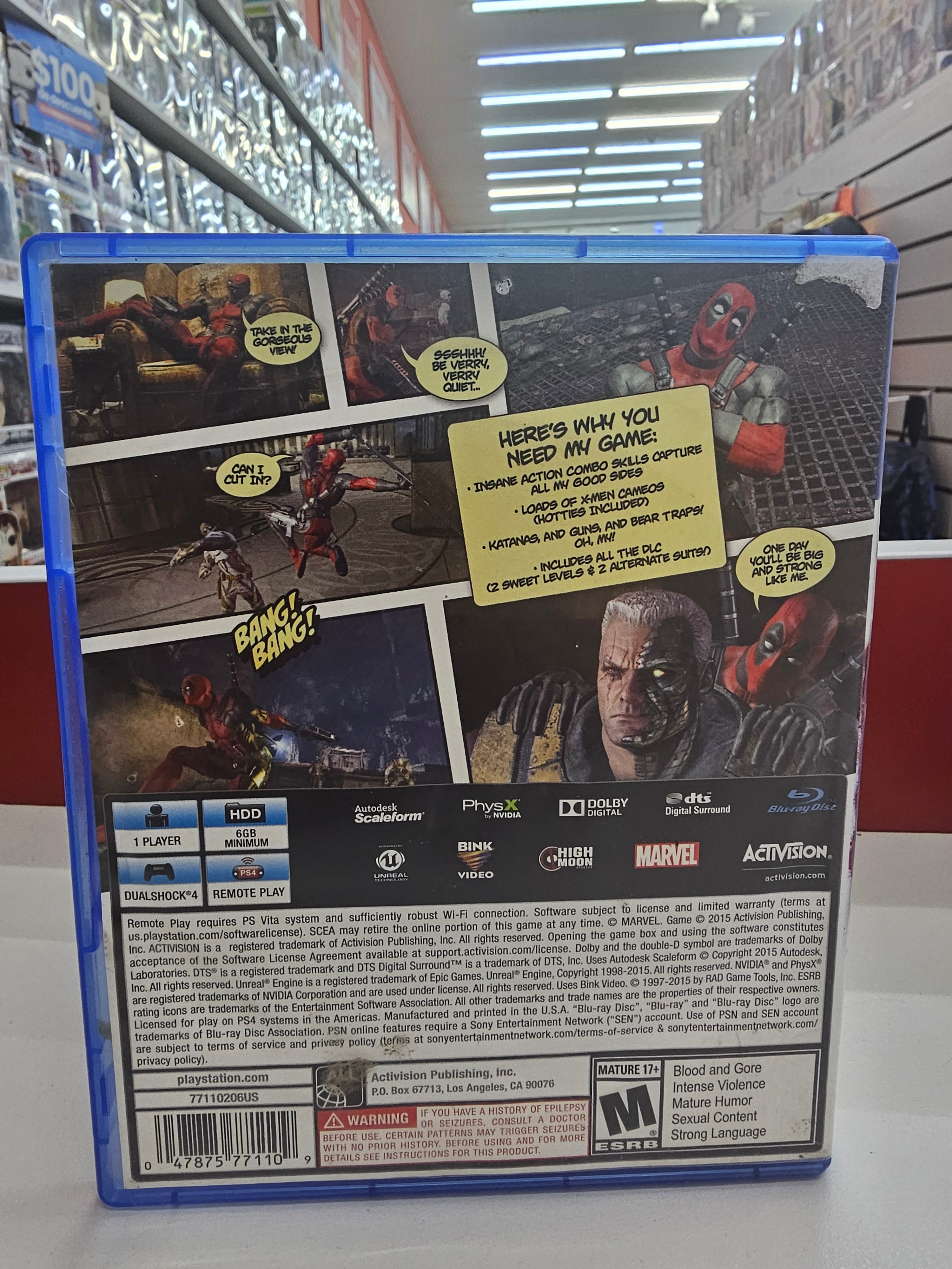 Deadpool Ps4 Usado