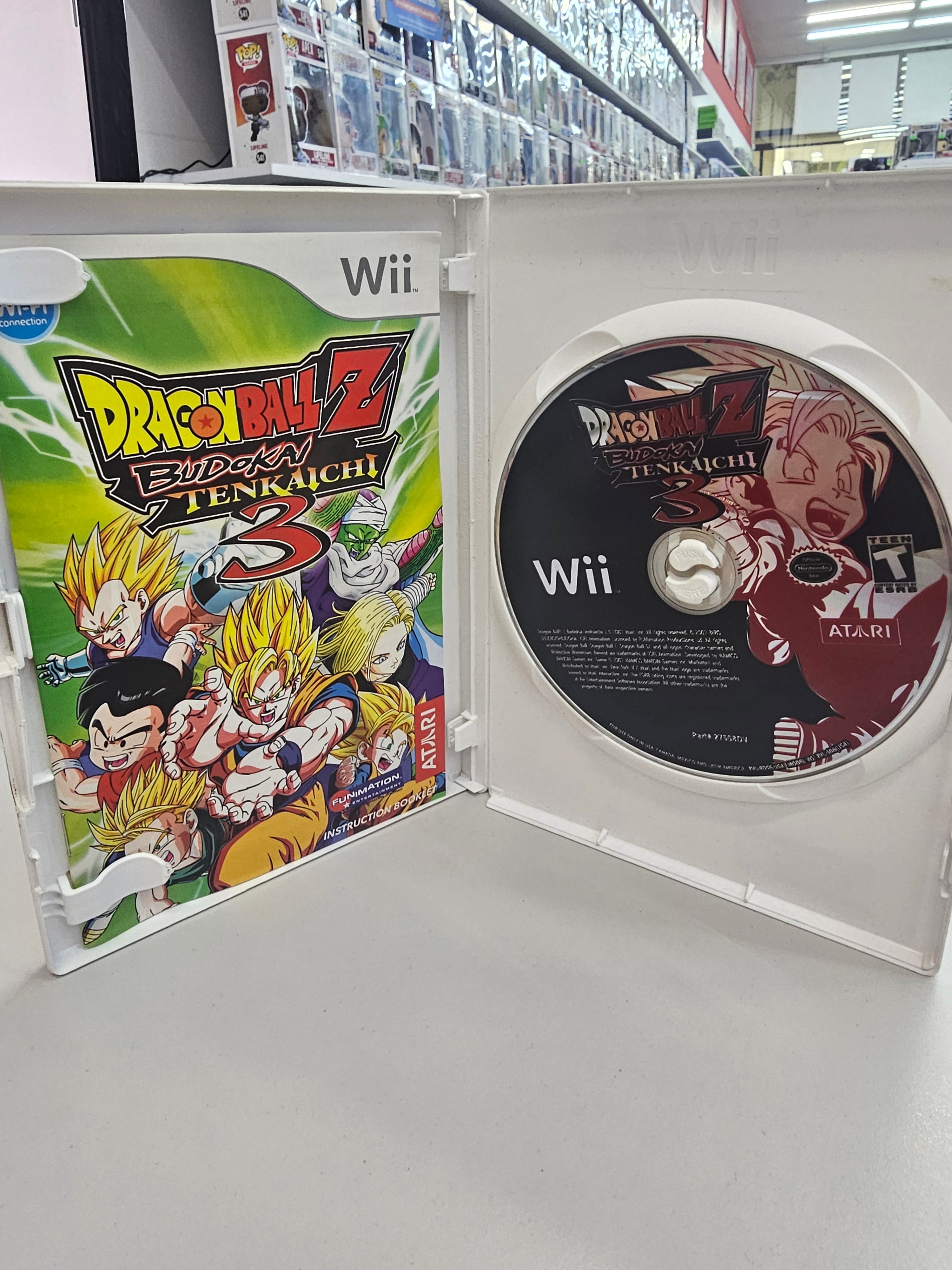 Dragon Ball Z Budokai Tenkaichi 3 Nintendo Wii Usado