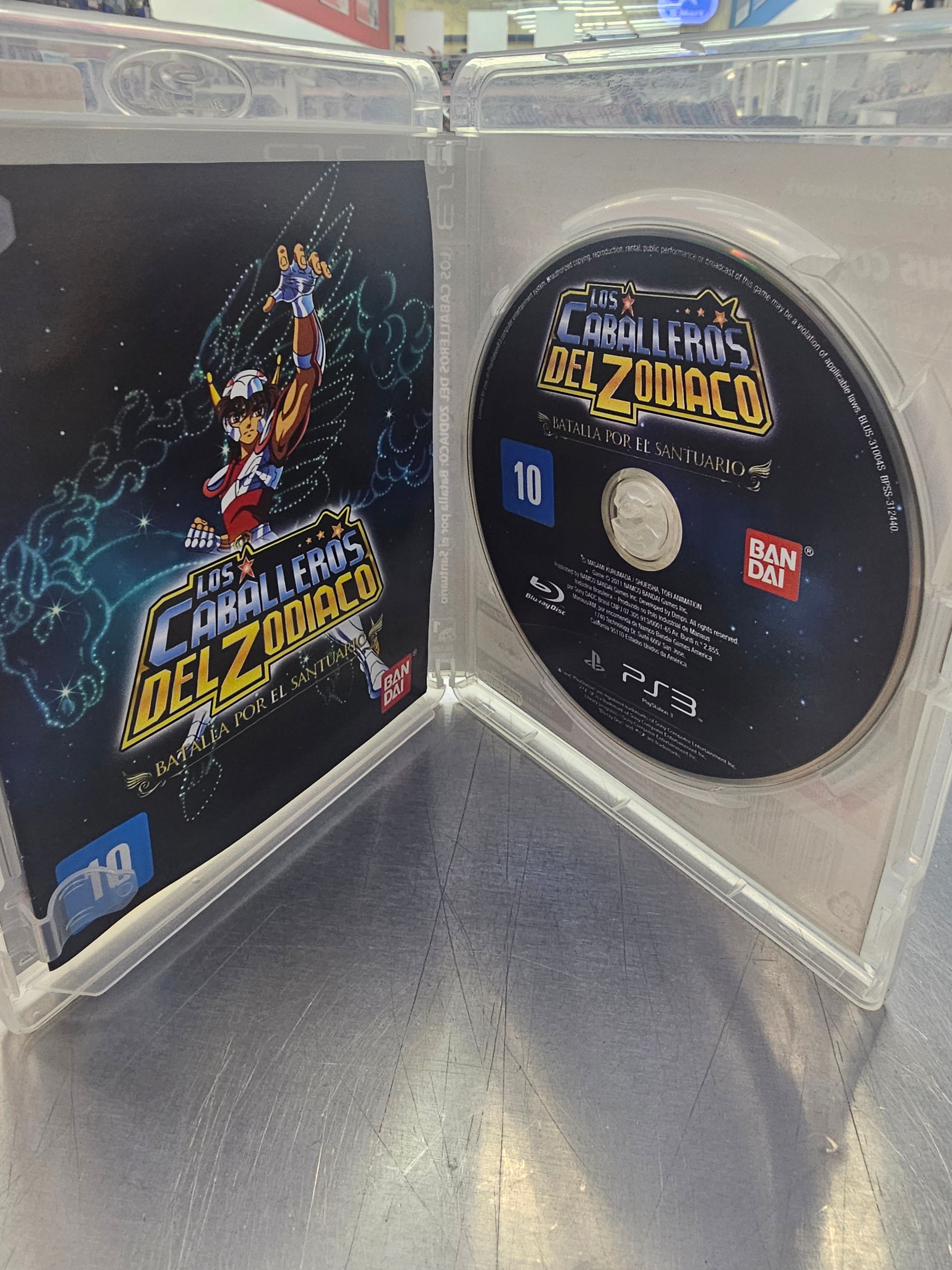 Los Caballeros Del Zodiaco Batalla Por El Santuario Ps3 Usado