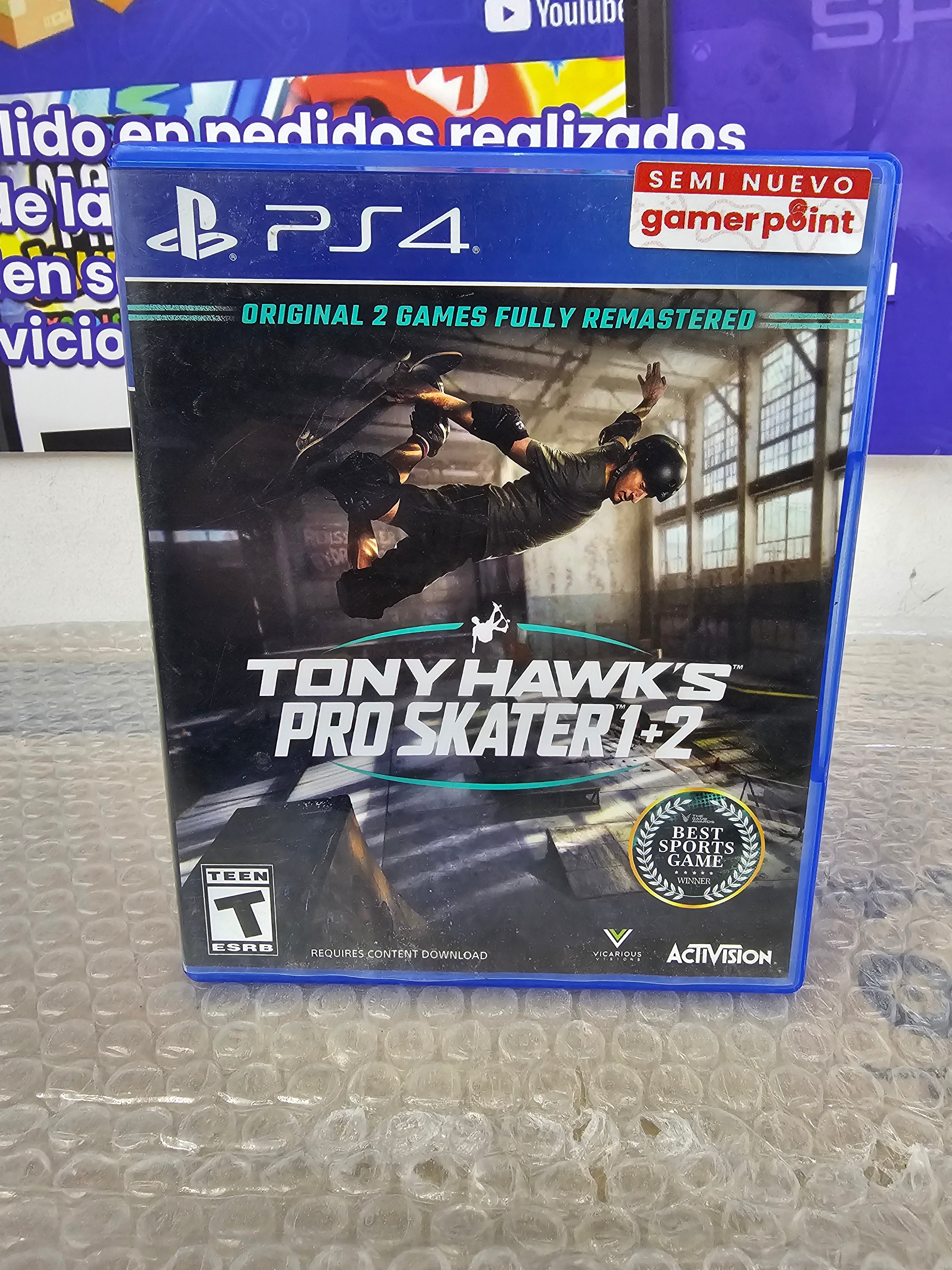 Tony Hawk's Pro Skater 1+2 Ps4 Usado