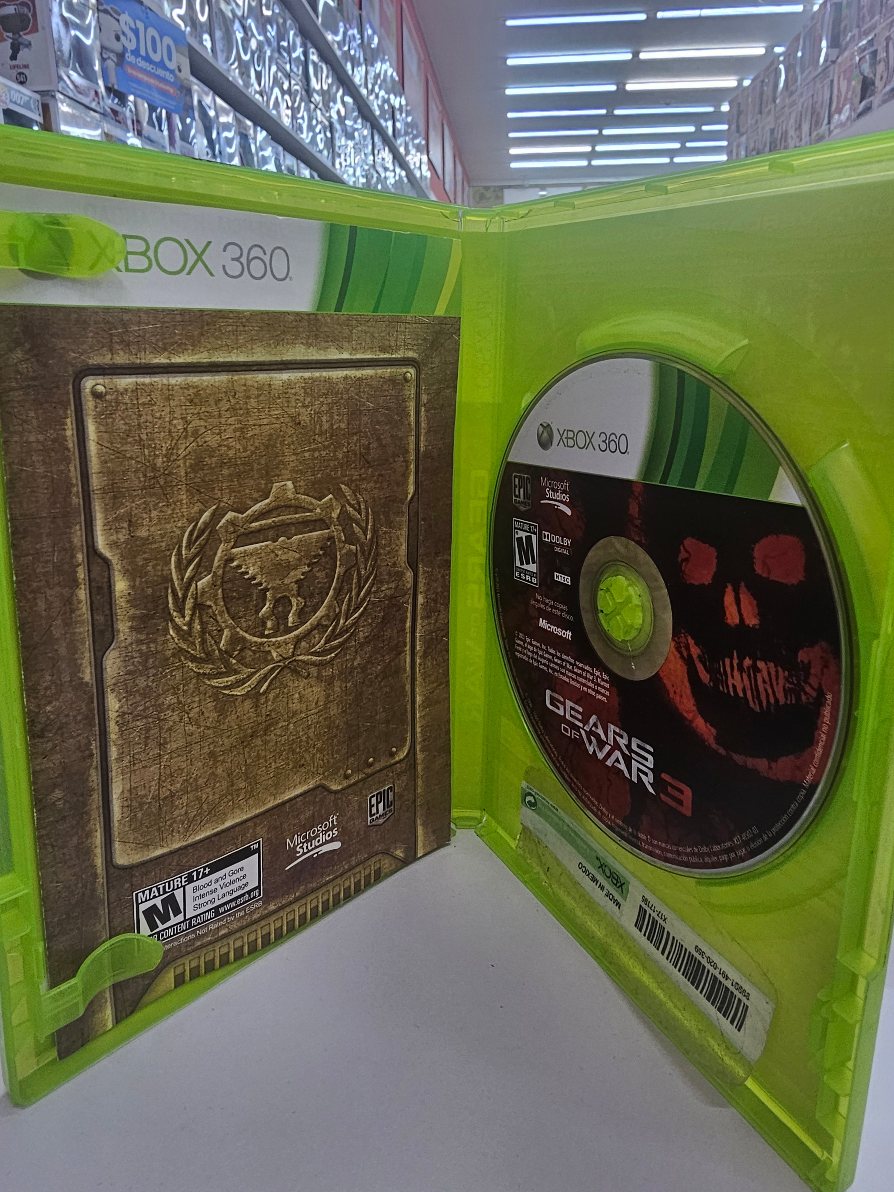 Gears Of War 3 Xbox 360 Usado