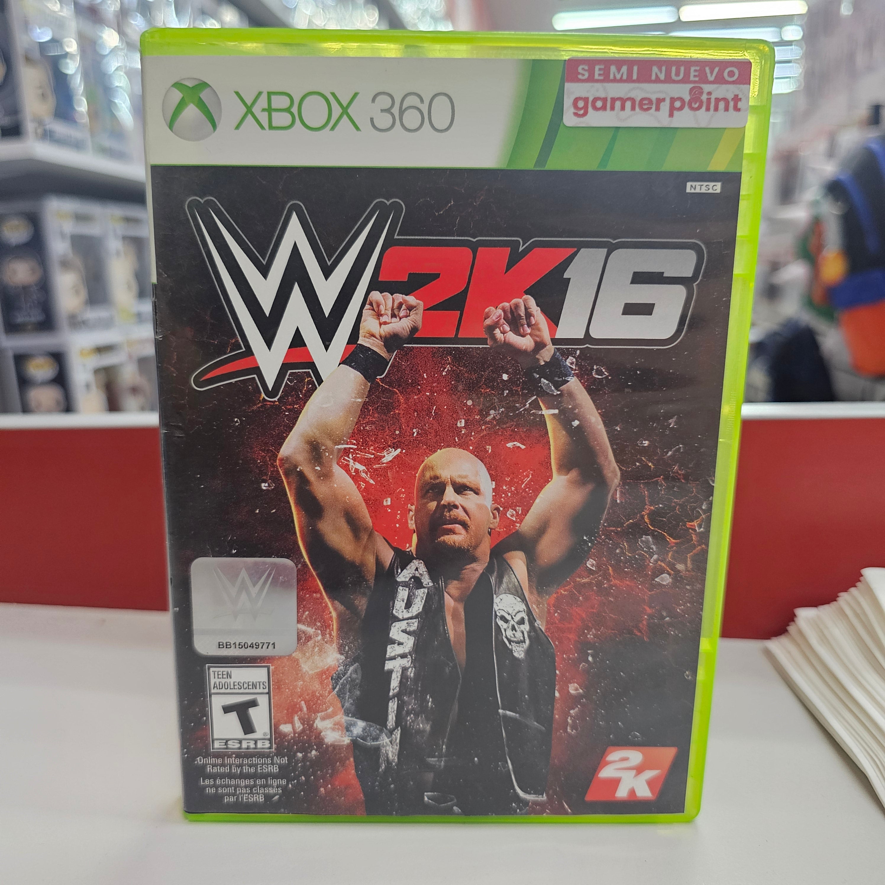WWE 2K16 Xbox 360 Usado