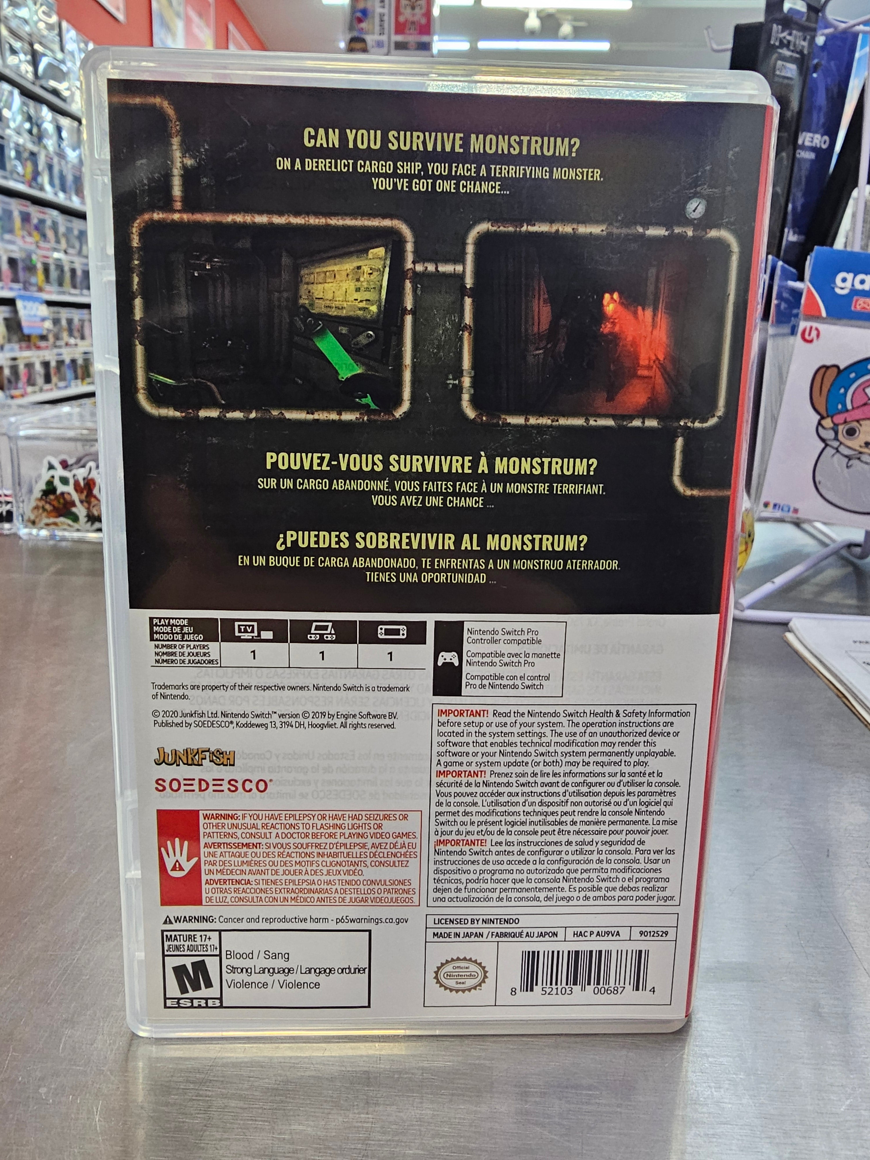 Monstrum Nintendo Switch Usado