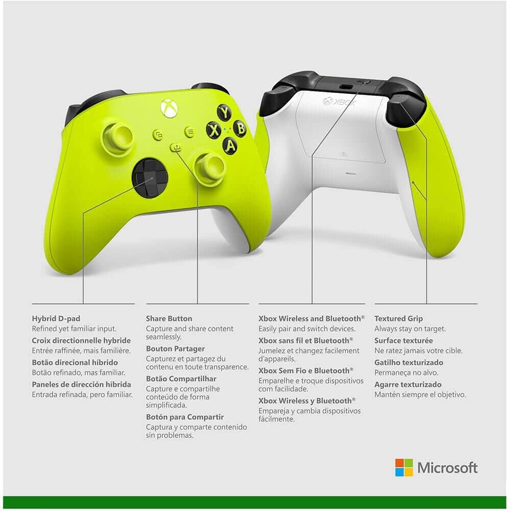 Control Xbox Electric Volt Usado + Carga y Juega