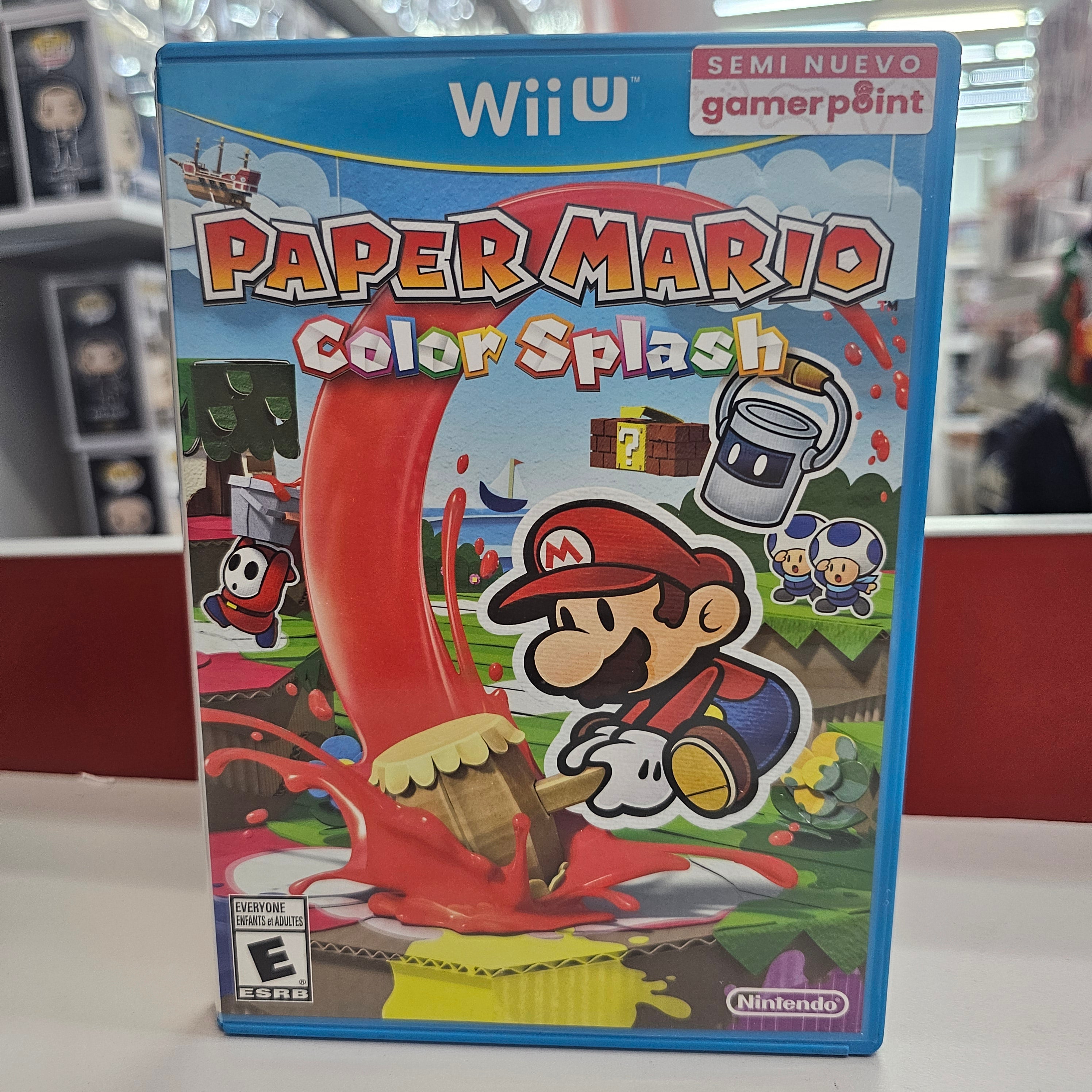 Paper Mario Color Splash Nintendo Wii U Usado