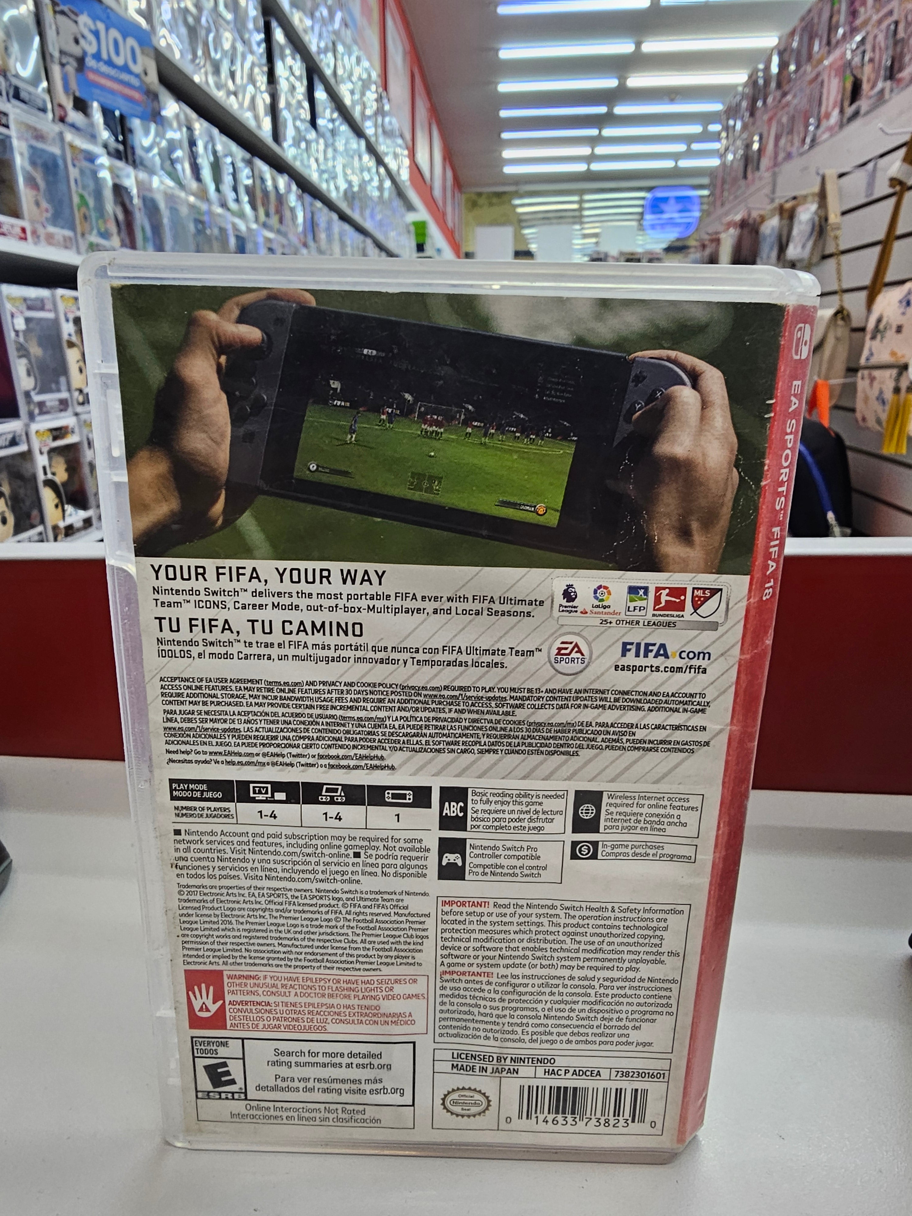 Fifa 18 Nintendo Switch Usado