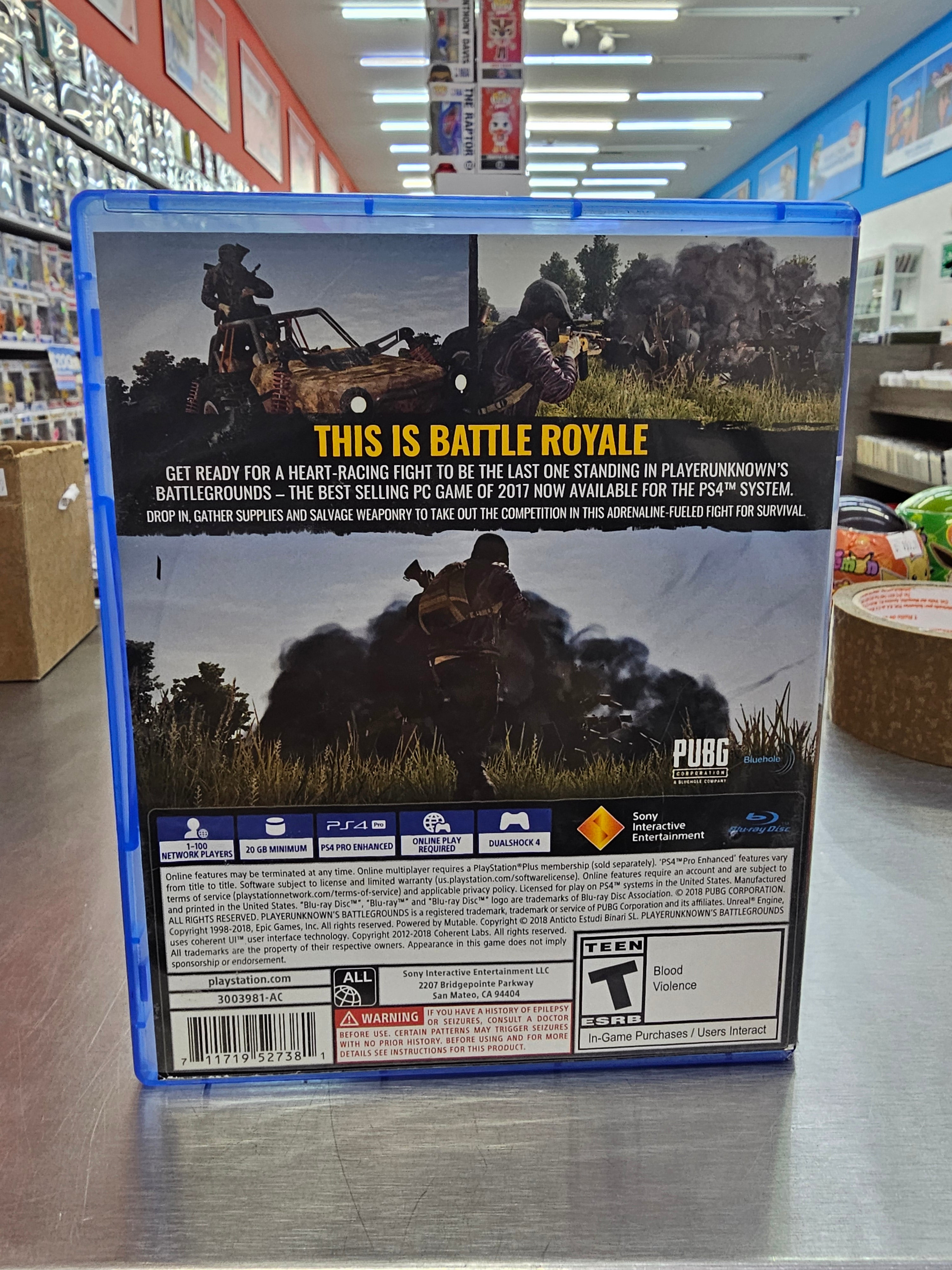 Pubg playerunknow battlegrounds Ps4 Usado