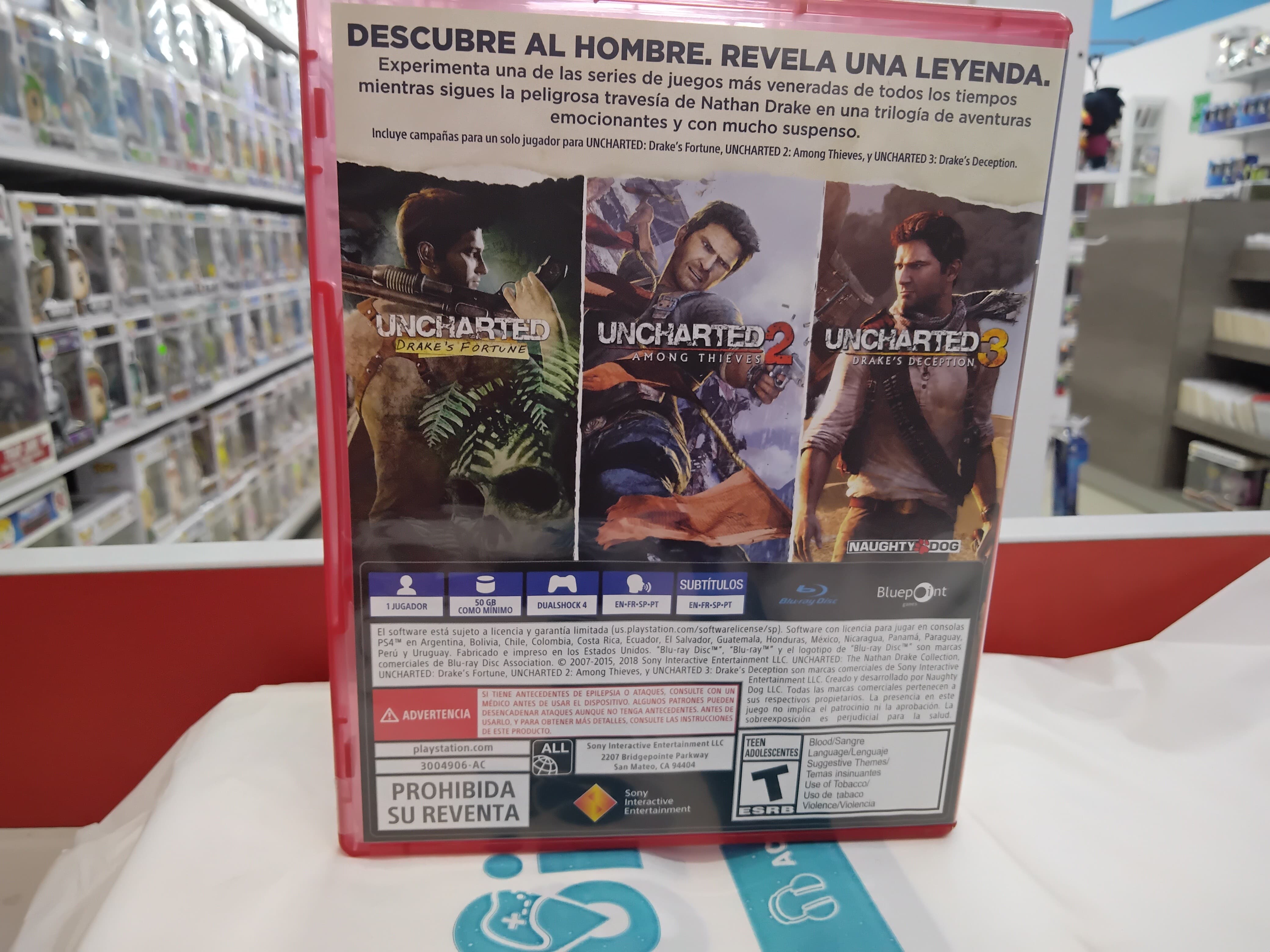 Uncharted Collection Ps4 Usado