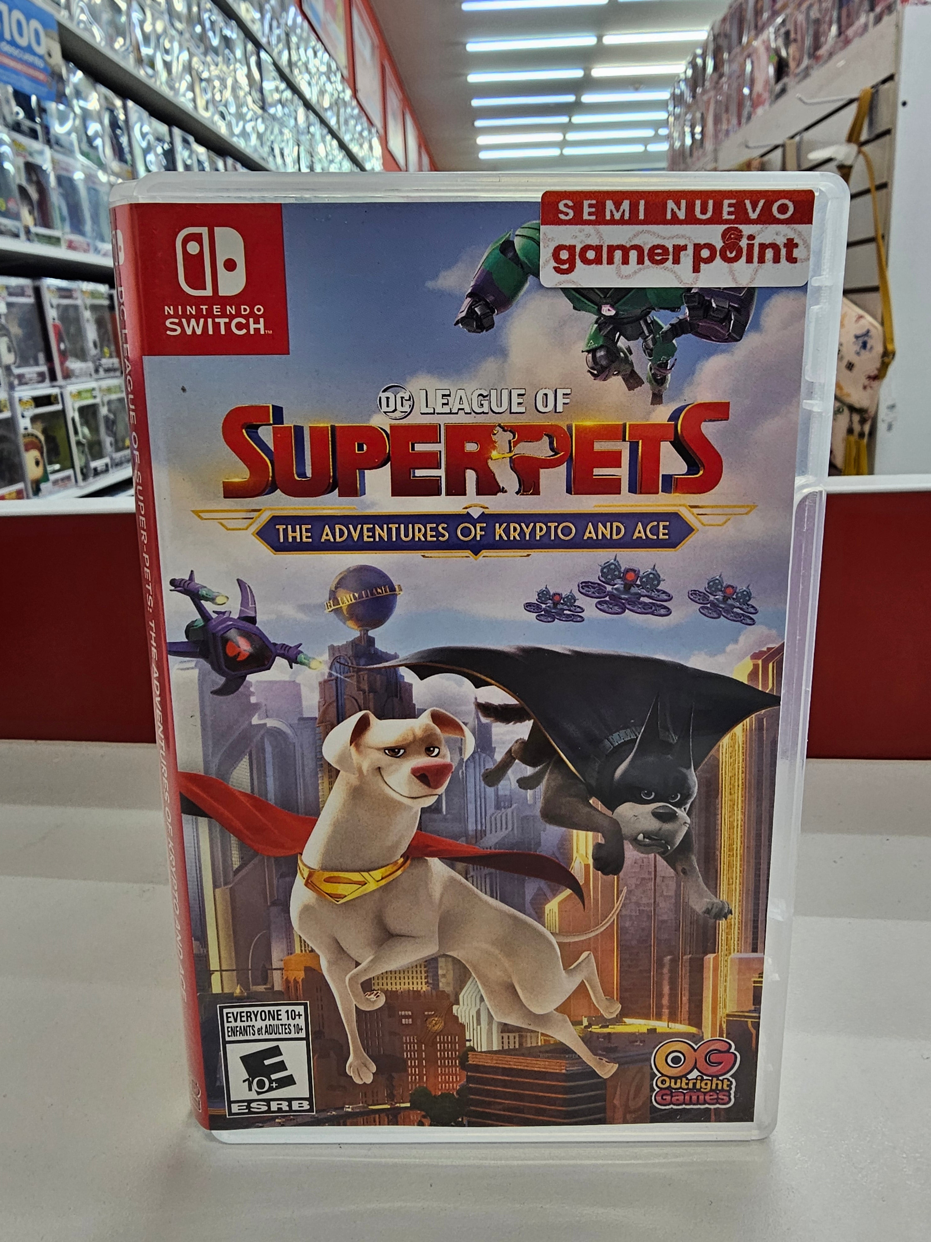 DC League Of Super-Pets The Adventures of Krypto and Ace Nintendo Switch Usado