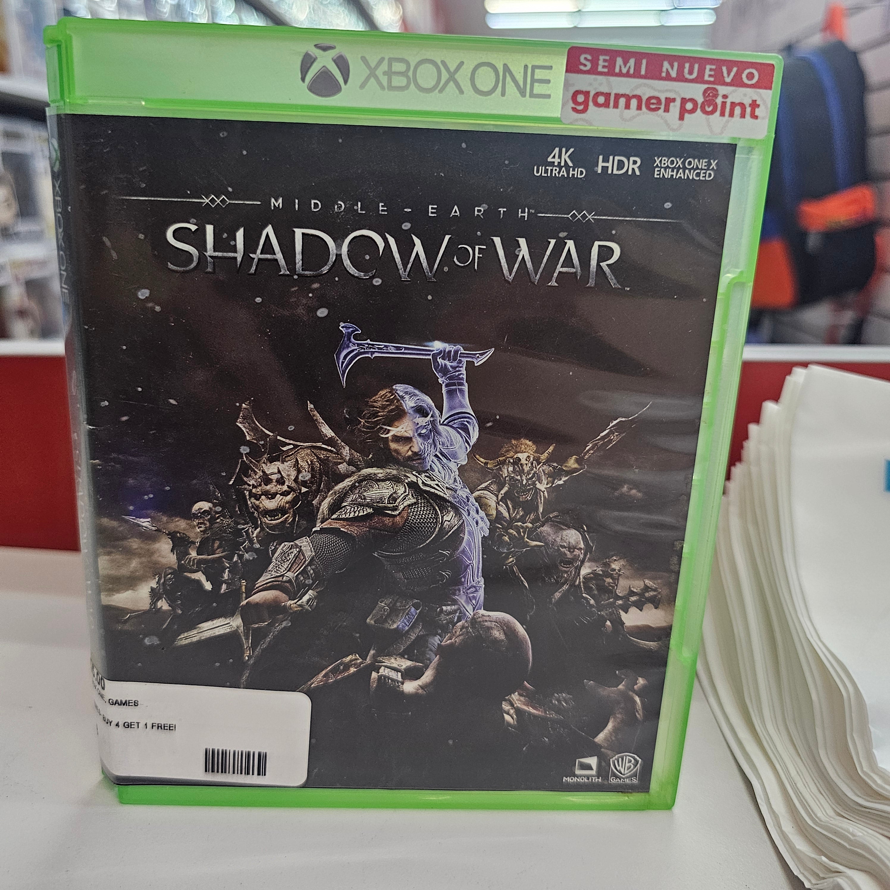Shadow Of War Xbox One Usado