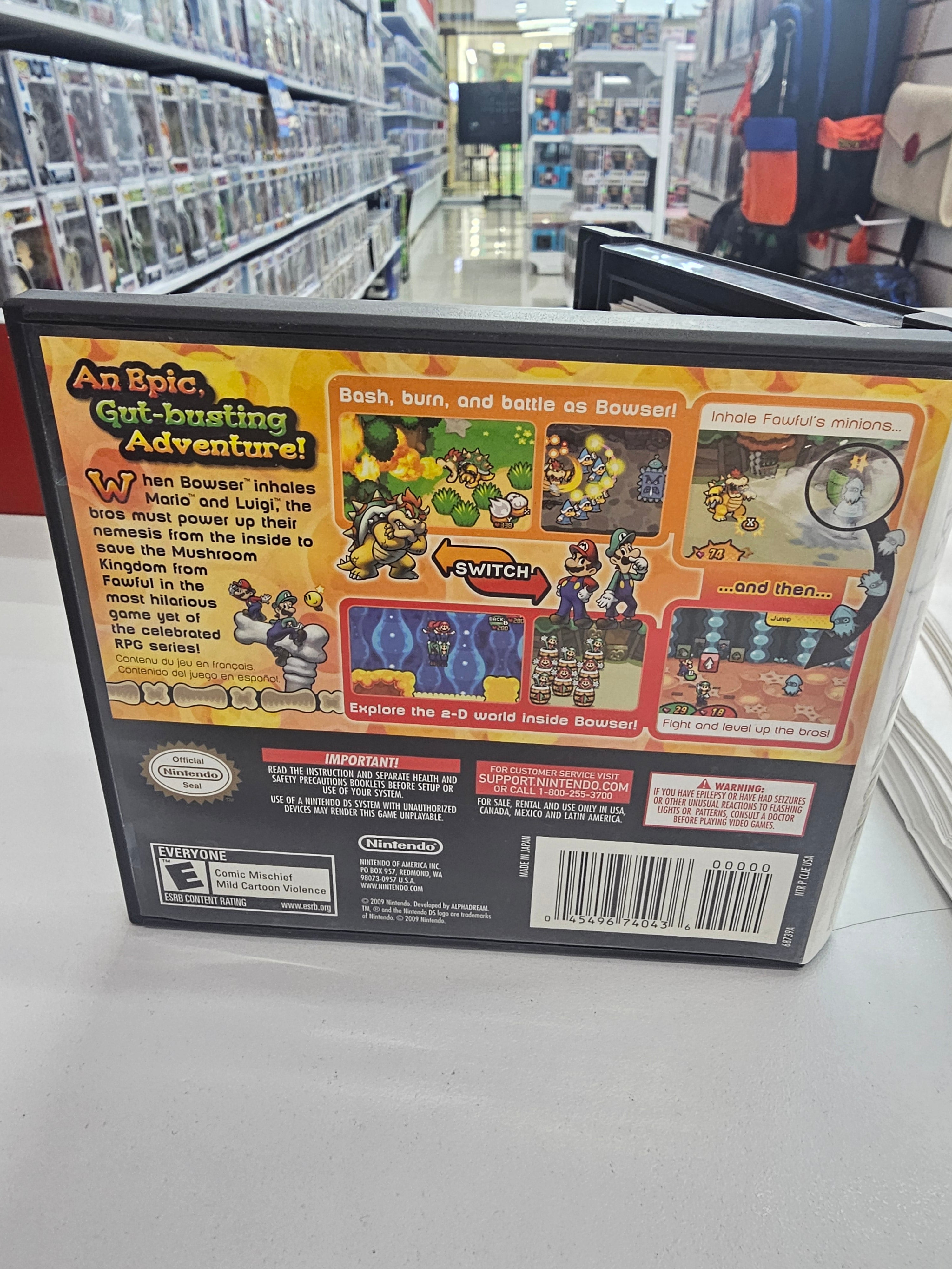 Mario & Luigi Bowser's Inside Story Nintendo DS Usado