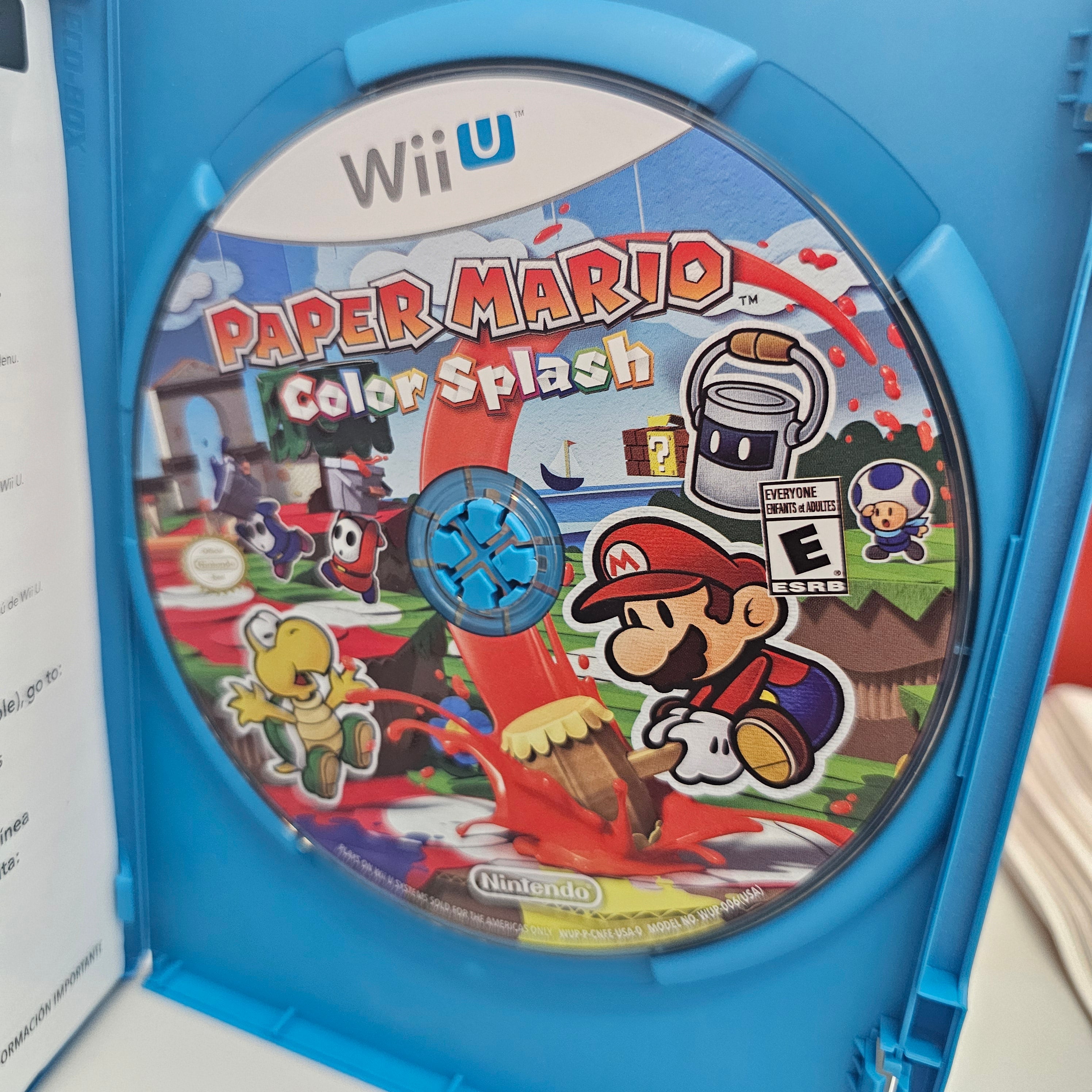 Paper Mario Color Splash Nintendo Wii U Usado