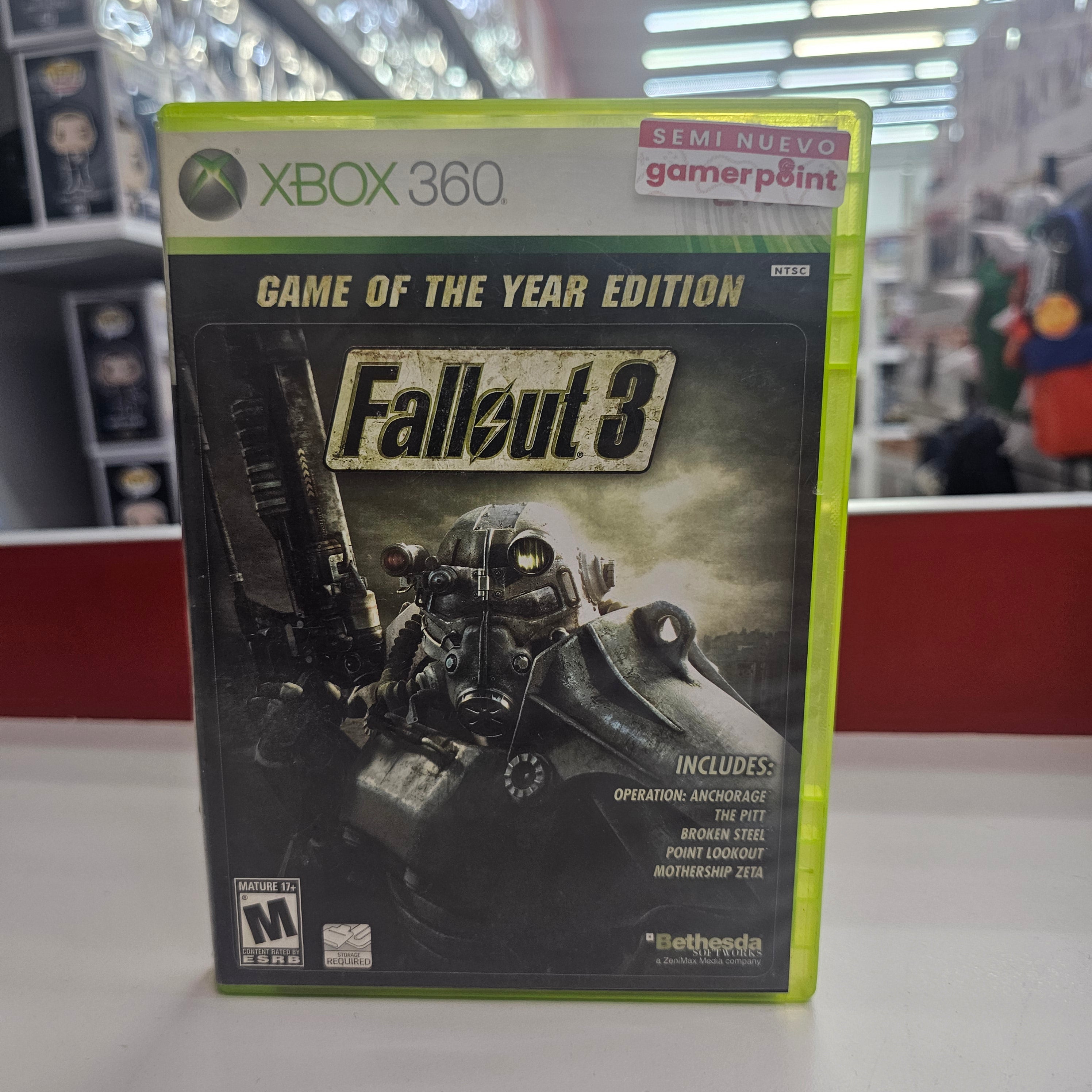 Fallout 3 Game of the Year Xbox 360 Usado