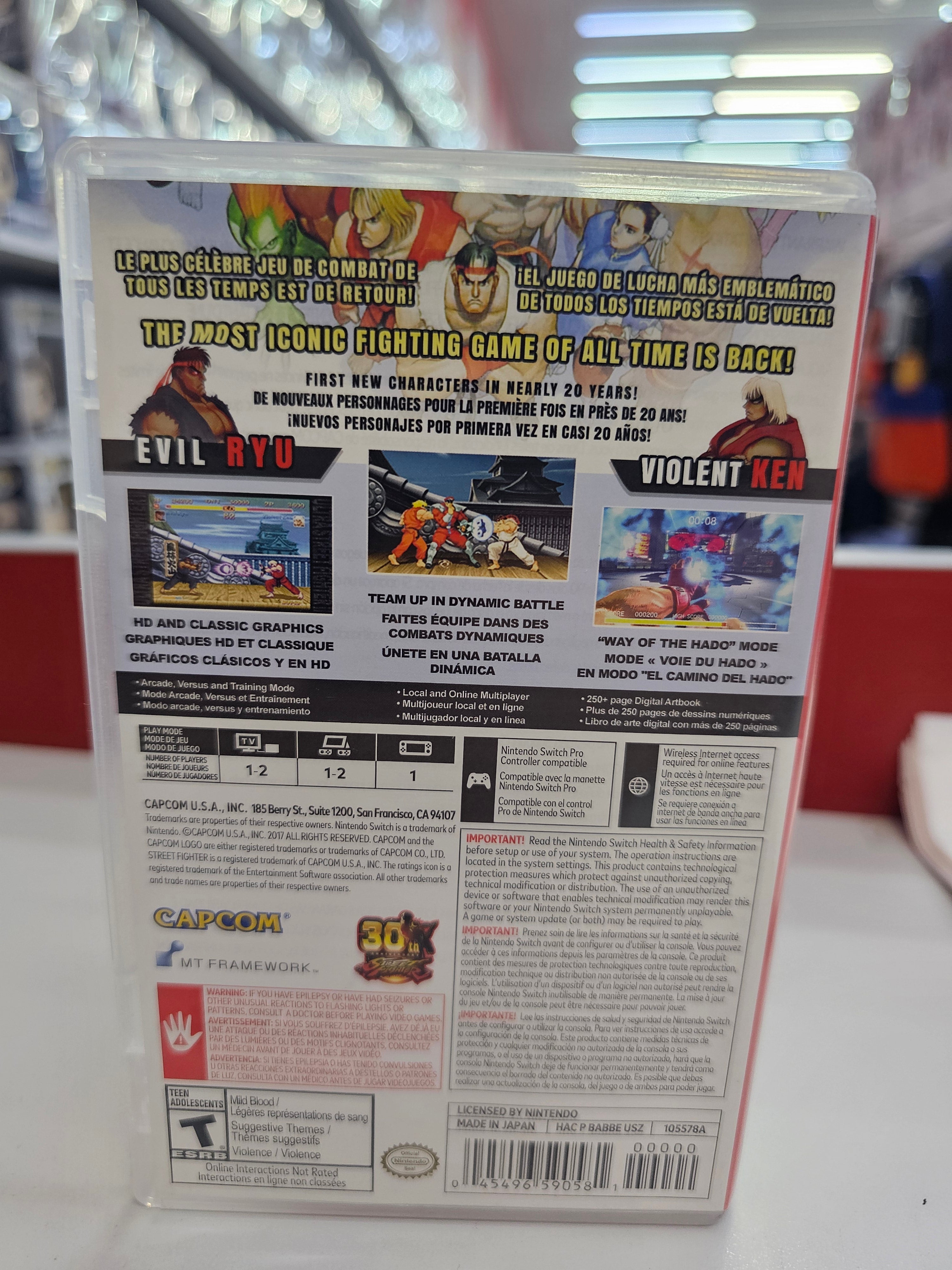 Ultra Street Fighter II The Final Challengers Nintendo Switch Usado