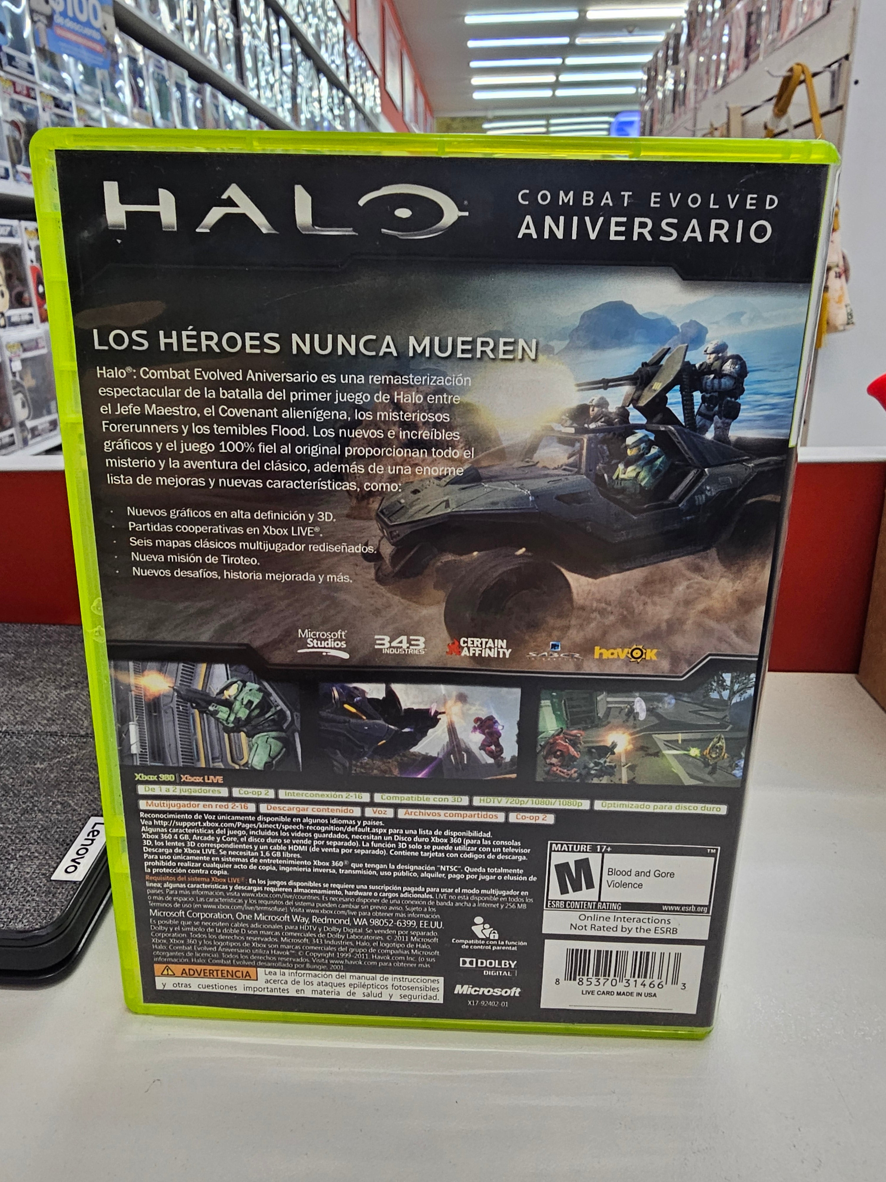 Halo Aniversario Xbox 360 Usado