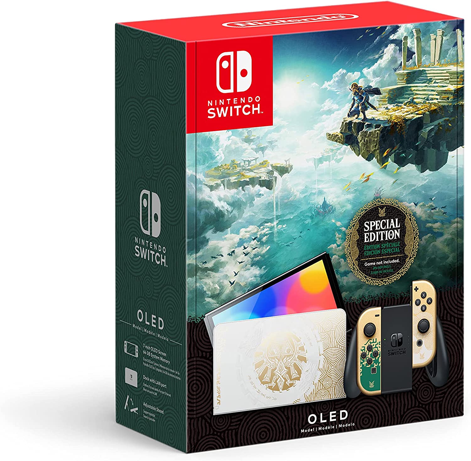 Consola Nintendo Switch Oled The Legend Of Zelda Tears Of The Kingdom Usada