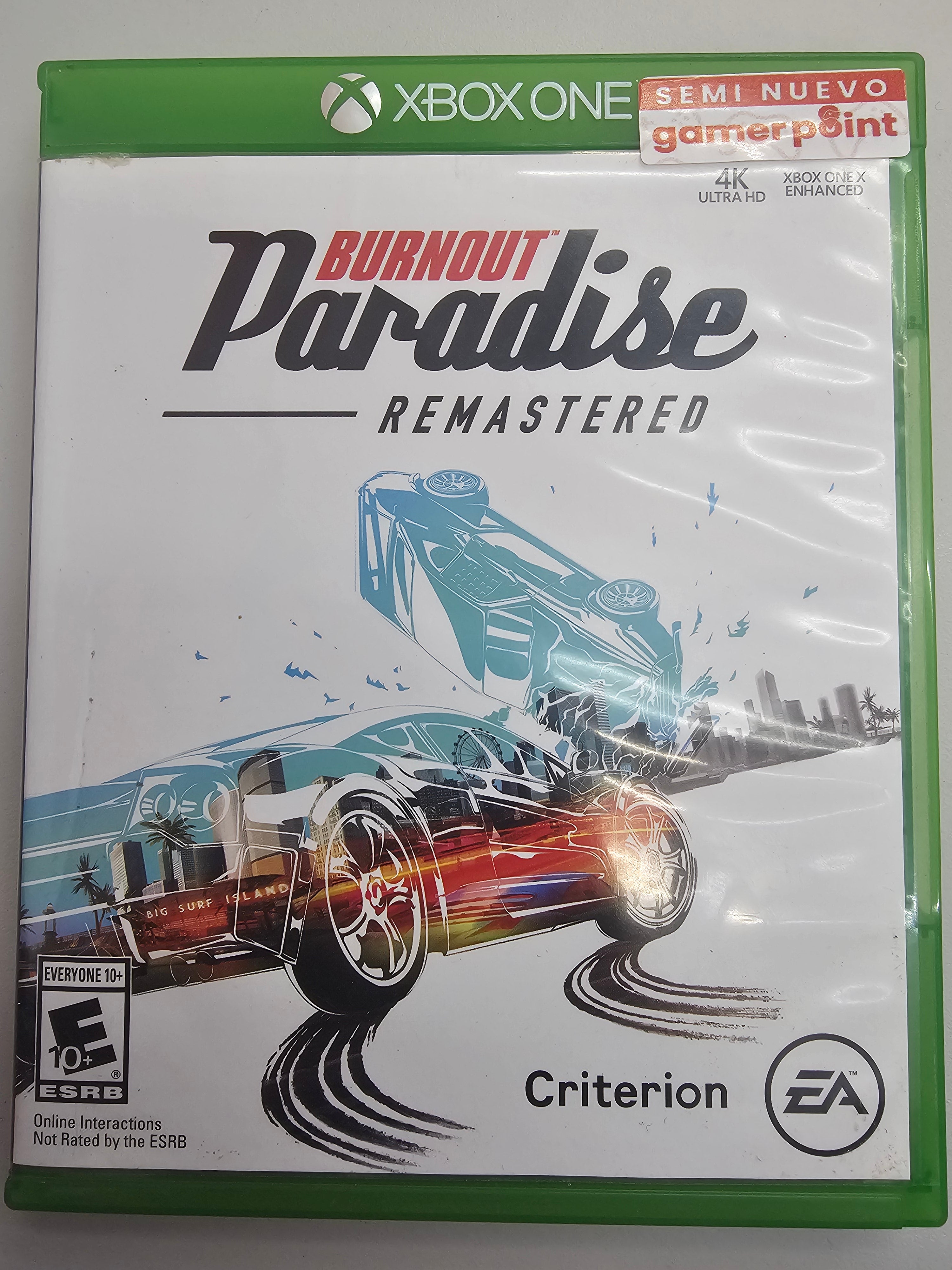 Burnout Paradise Xbox One Usado