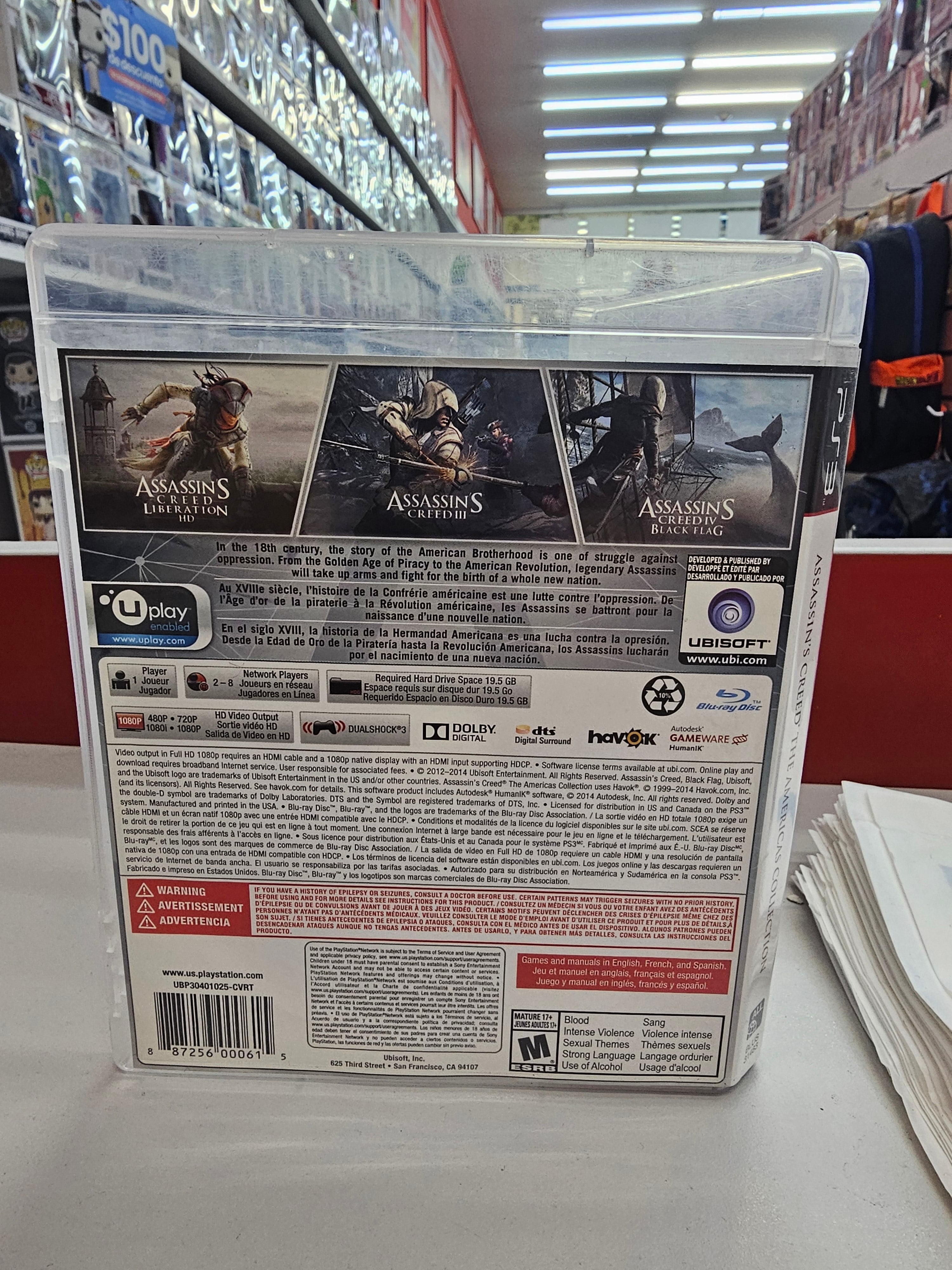 Assassins Creed The Americas Collection Ps3 Usado