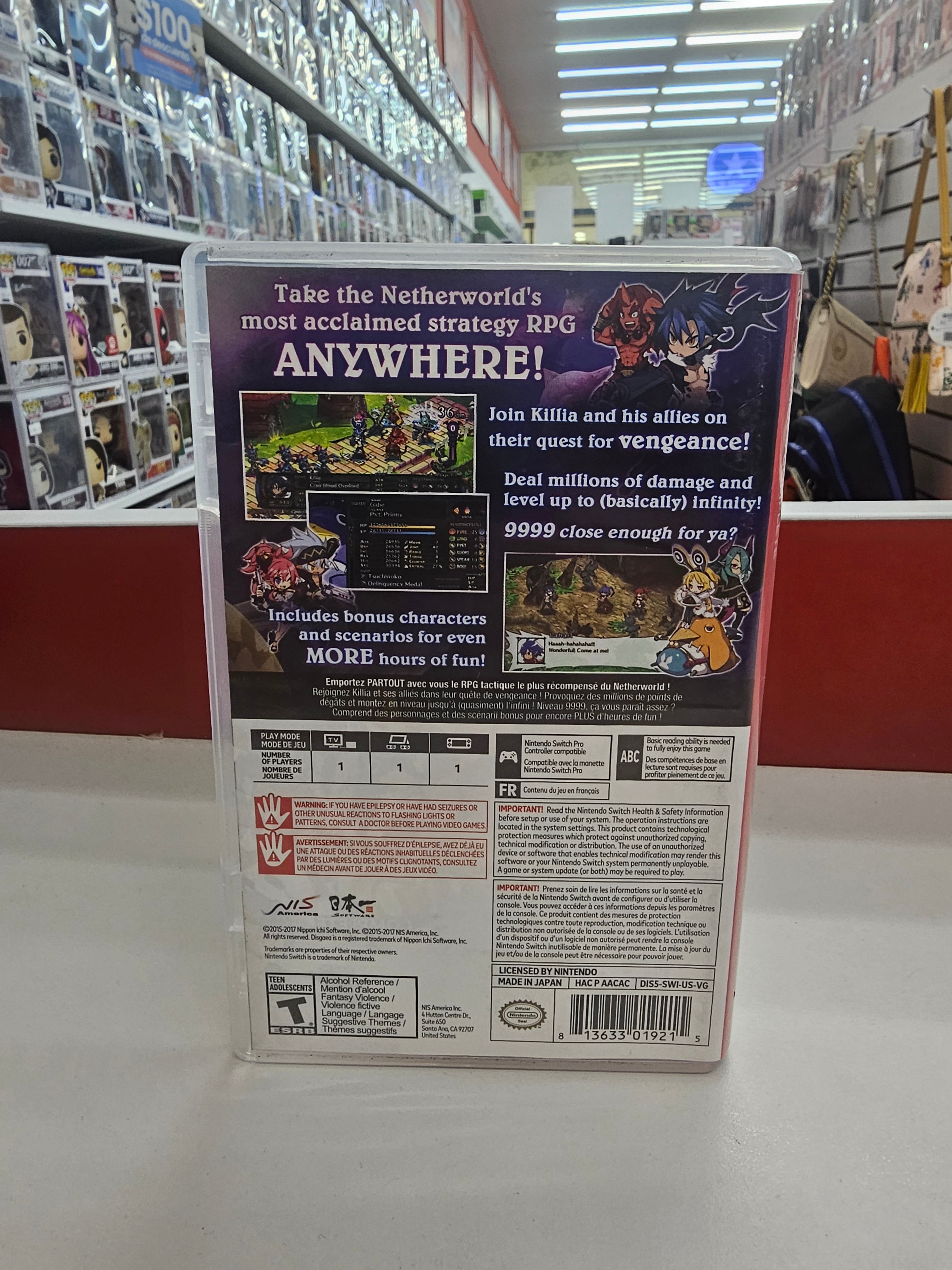 Disgaea 5 Complete Nintendo Switch Usado