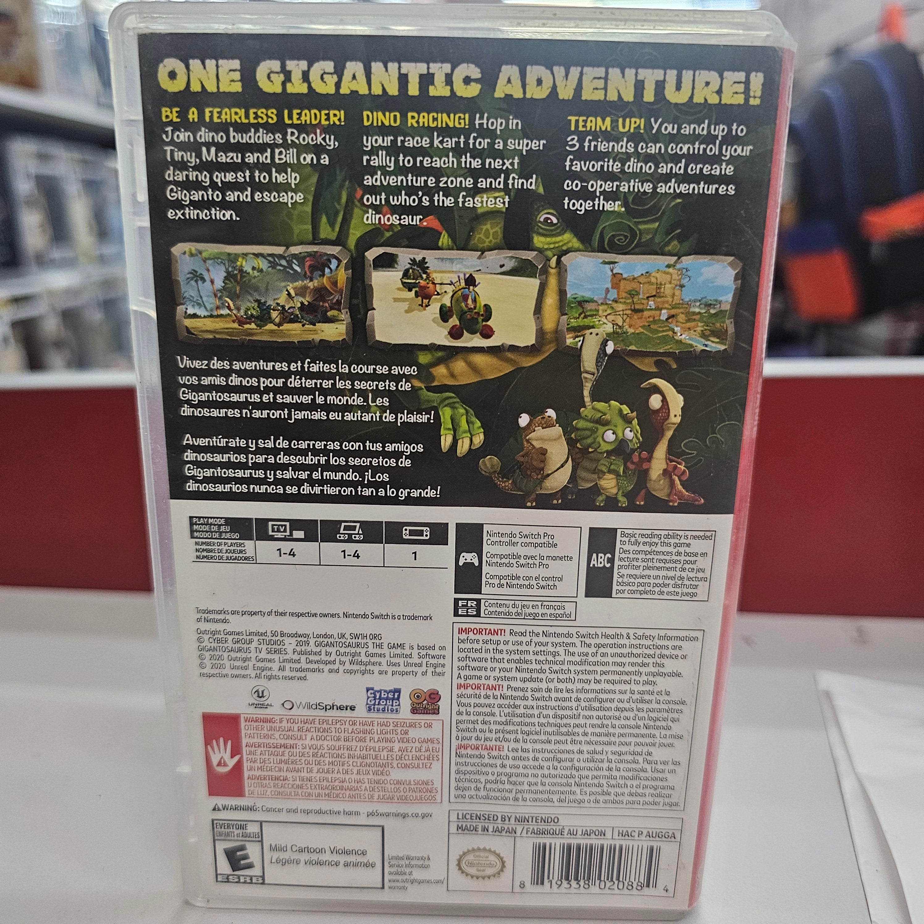 Gigantosaurus The Game Nintendo Switch Usado