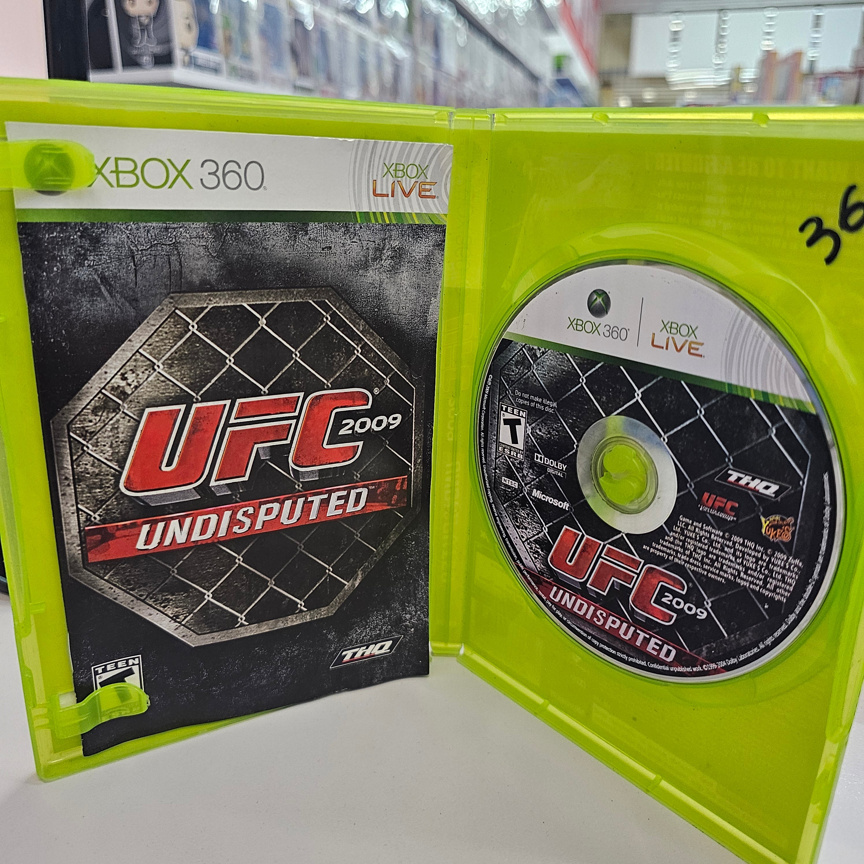 UFC Undisputed 2009 Xbox 360 Usado