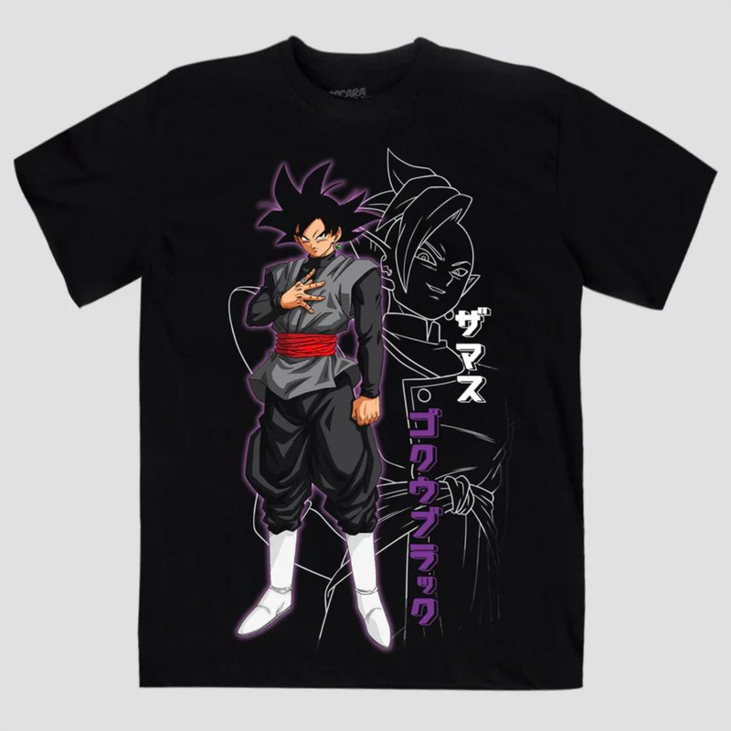 Playera Mascara De Latex Goku Black M (Overzise Fit)