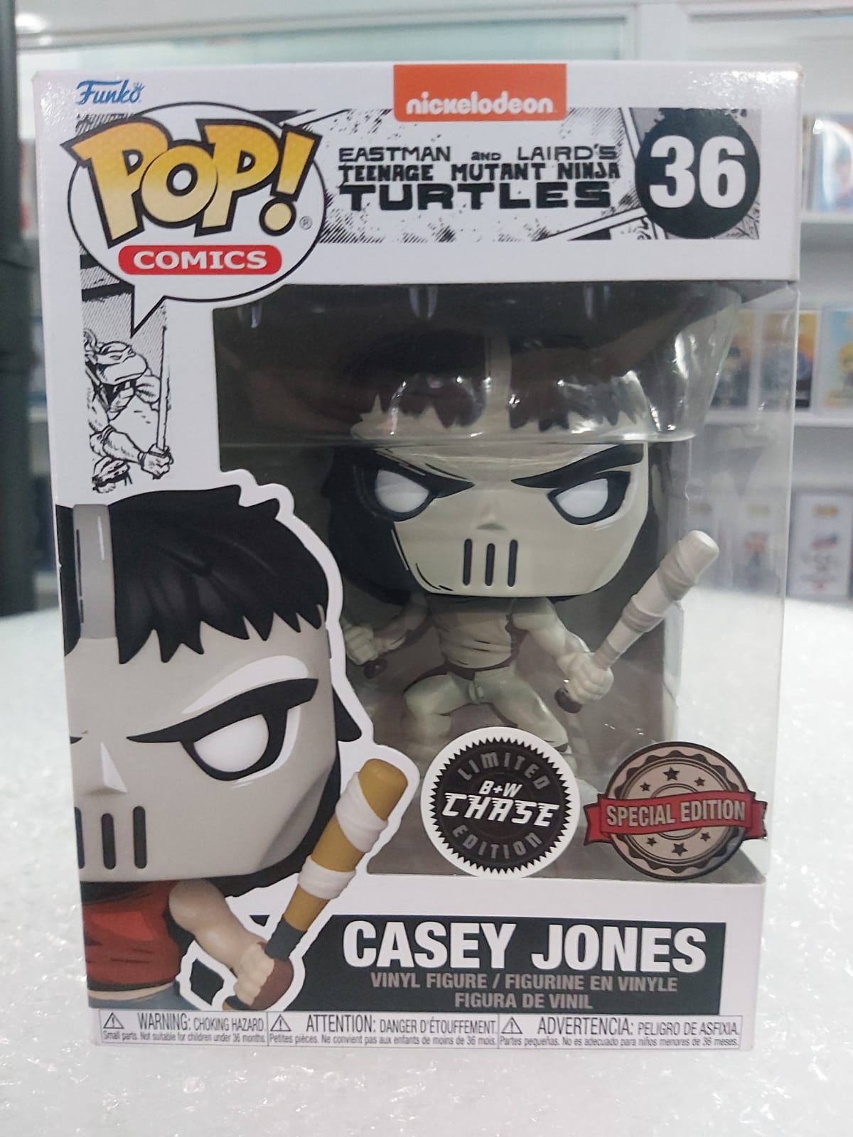 Funko Casey Jones By Chase Limited Edition Special Edition 36 (Teenage Mutant Ninja Turtles)