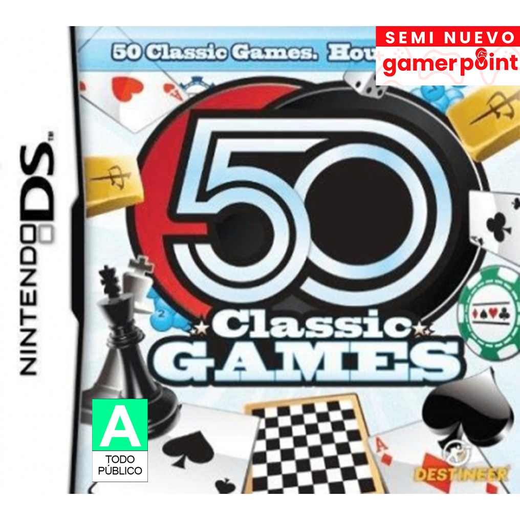 50 Classic Games Nintendo Ds  Usado
