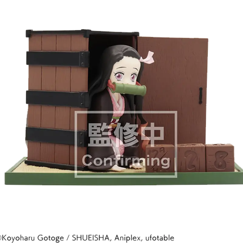 Taito Prize Figure Perpetual Calendar: Demon Slayer Kimetsu No Yaiba - Kamado Nezuko