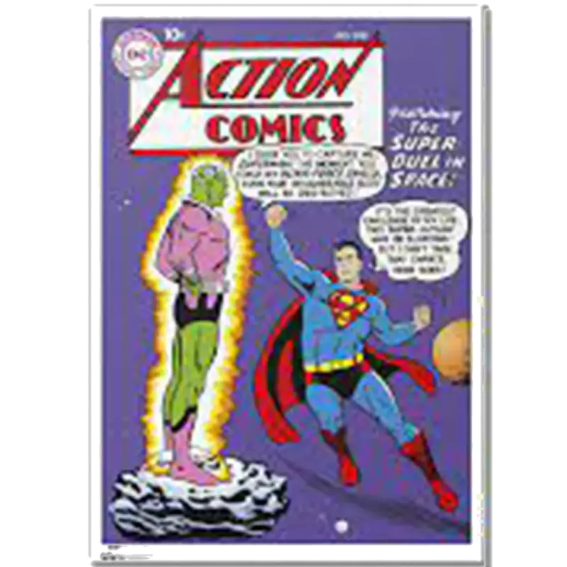 Poster Exclusivo (Piezas Limitadas) Portada De Super Man Action Comics Nº242