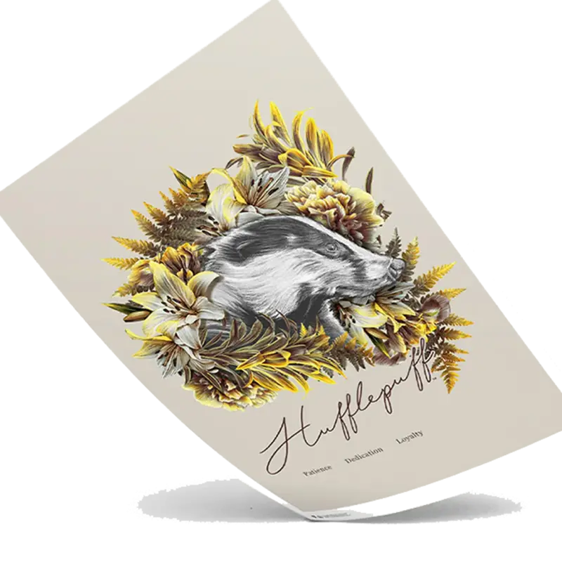 Poster Exclusivo (Piezas Limitadas) Harry Potter - Hufflepuff