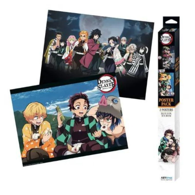 Abystyle Demon Slayer - Set de Posters, Serie 2