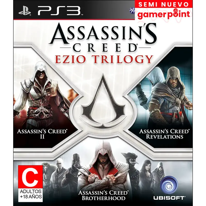 Assassin´s Creed Ezio Trilogy PS3 Usado